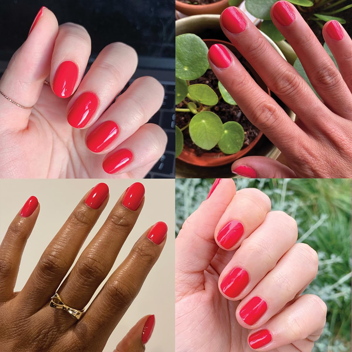 Olive & June Long Lasting Nail Polish | Plump, Gel-Like Finish No Lamp Needed Lasts up to 10 days | Salon-Quality Color at Home | 15-Free, Vegan & Cruelty-Free Chip-Resistant | Hibiscus, Tropical Pink