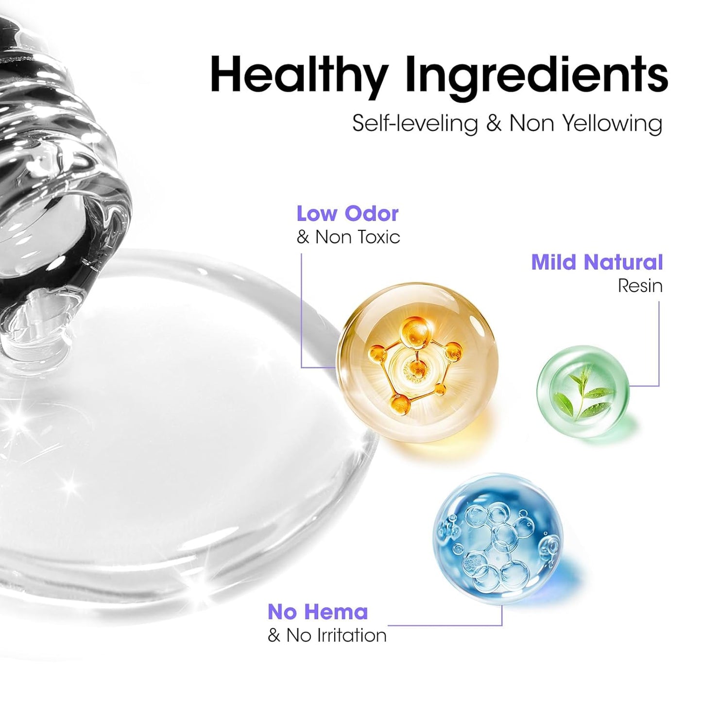 GELLEN 20ML Blooming Gel, Hema Free Blooming Gel Nail Polish, Soak off Clear UV LED Blossom Nail Gel for Spreading Effect, Marble Watercolor Floral Nail Art Design, DIY Manicure Gift for Women