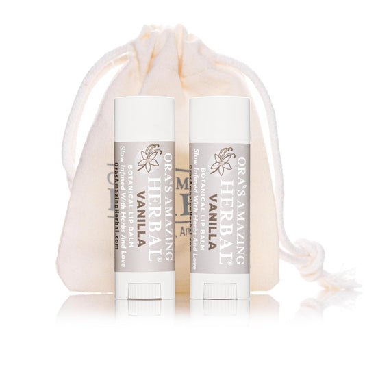 Soothing Natural Vanilla Lip Balm, Beeswax, Calendula Lip Balm, Dry Cracked Lips, Perioral Dermatitis, Organic Coconut Oil No Synthetic Fragrance