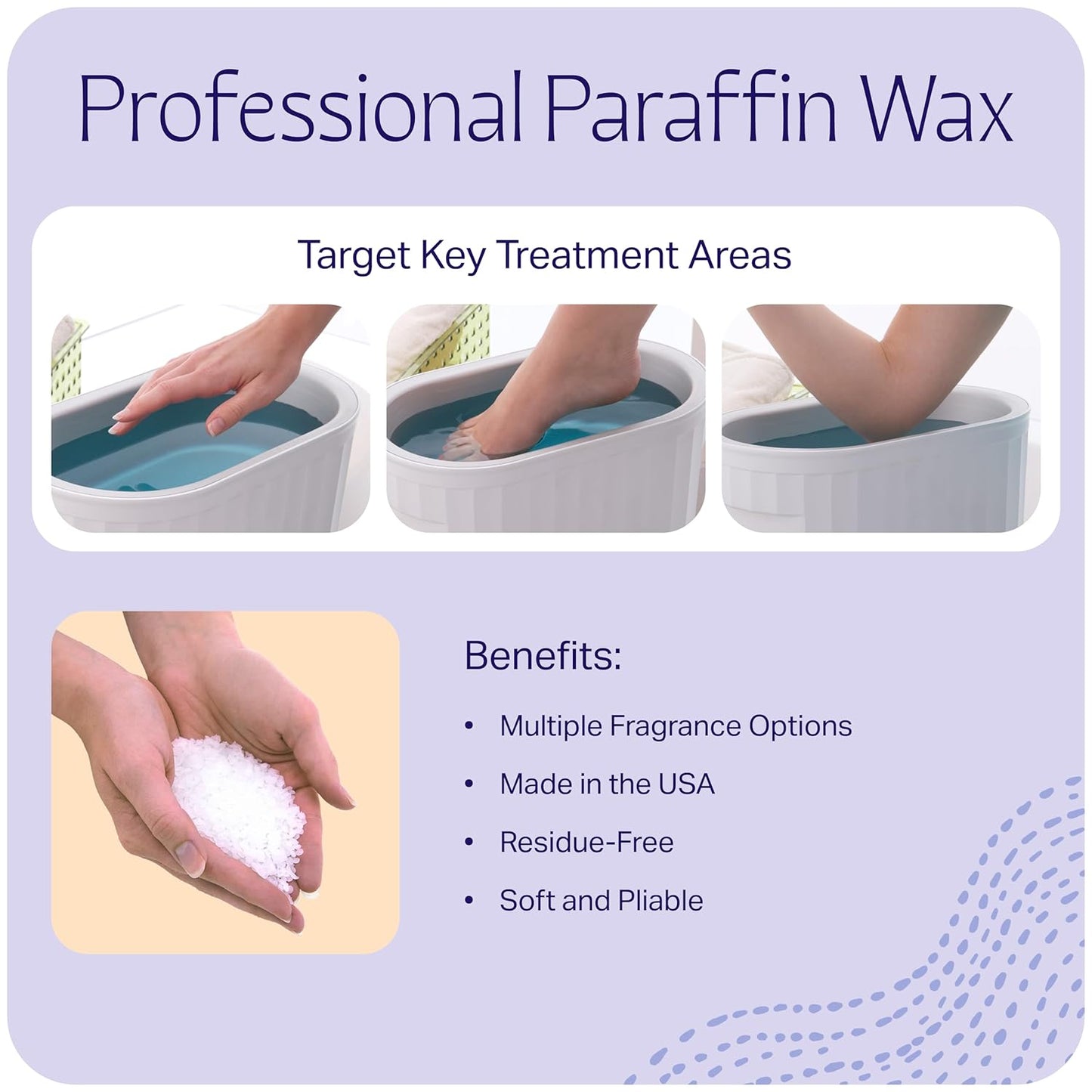 Therabath Paraffin Wax Refill - Thermotherapy - Use to Relieve Arthritis Discomfort, Stiff Muscles, & Dry Skin - For Hands, Feet, Body - Deeply Hydrates & Protects - Made in USA, 6 lb. Cranberry Zest