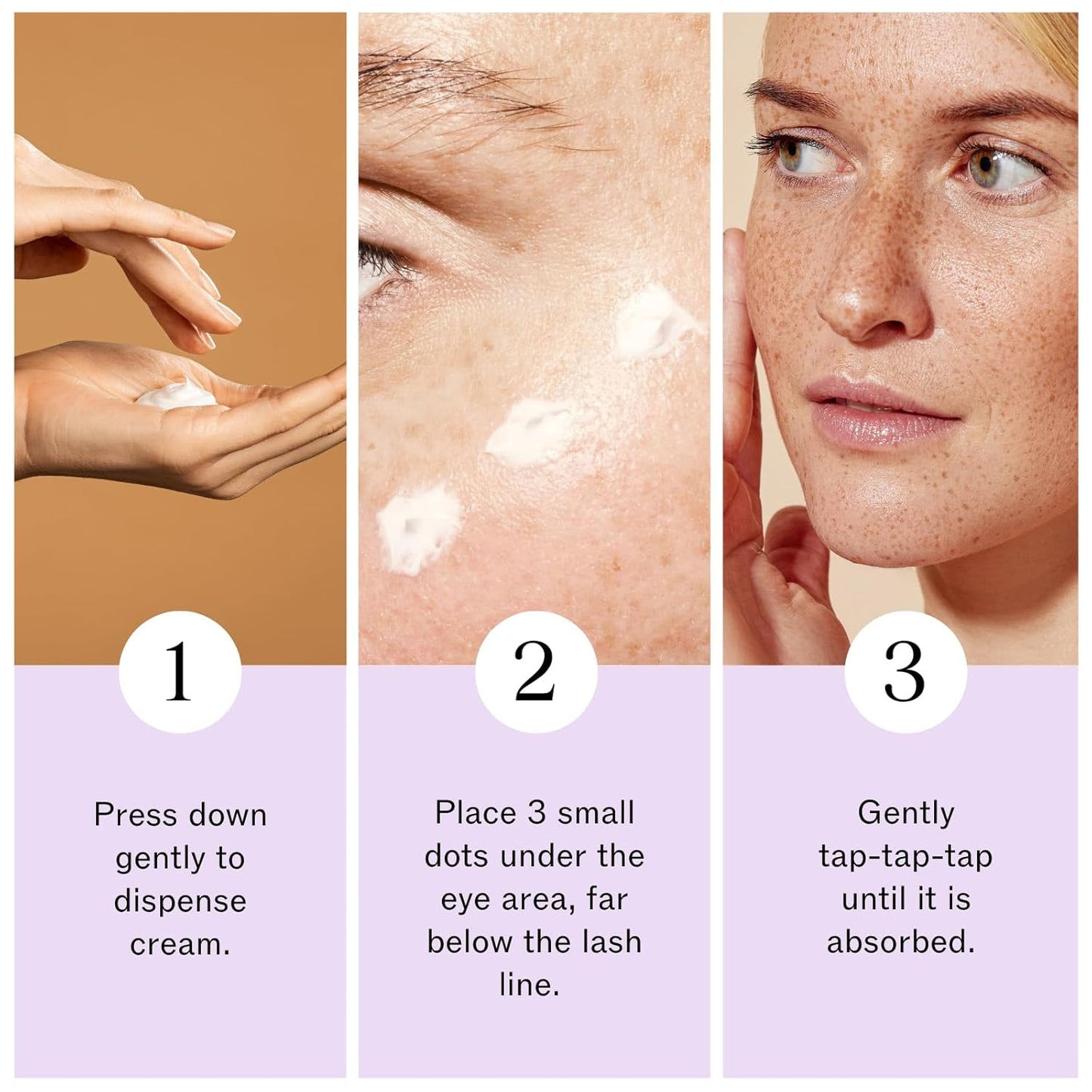 LilyAna Naturals Eye Cream for Dark Circles and Puffiness, Under Eye Cream for Wrinkles and Bags, Anti Aging Eye Cream helps Improve Dryness and Sensitive Skin - 1 oz - Made in USA