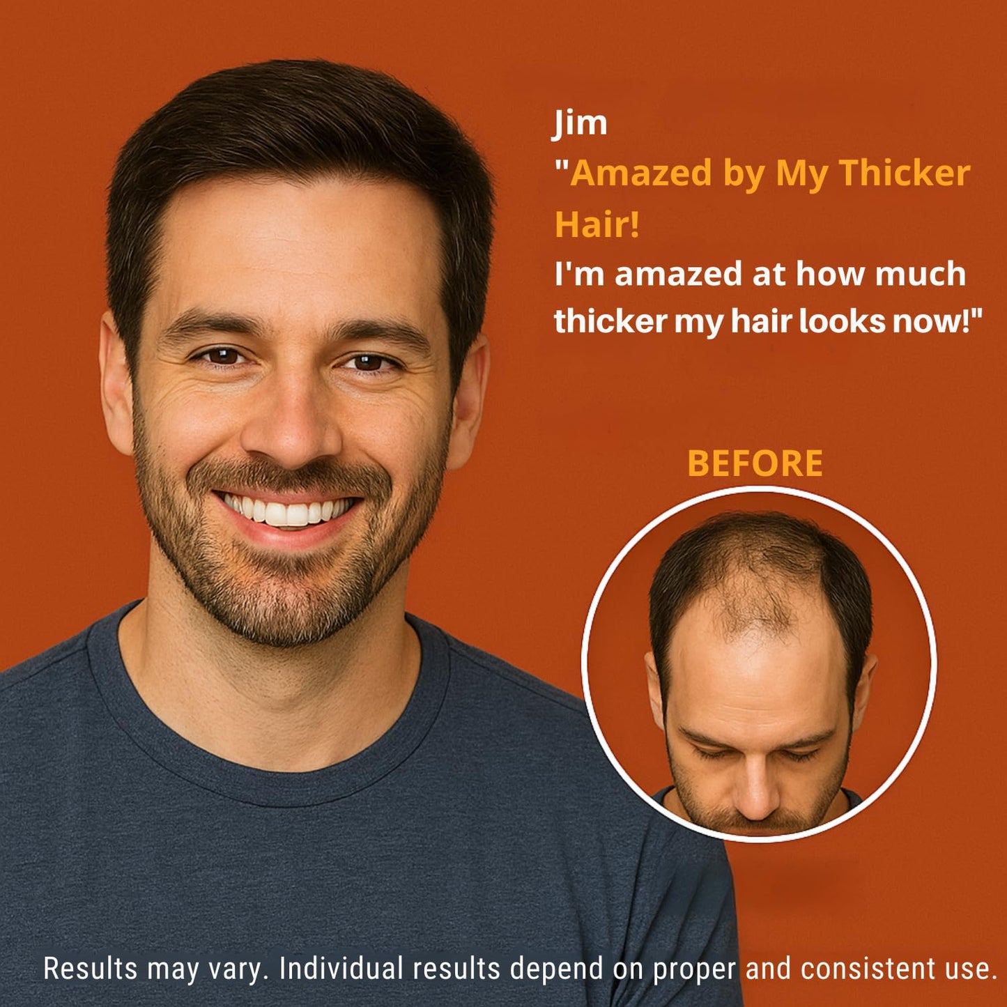 Minoxidil for Men 5% Topical Solution – Beard & Hair Regrowth Treatment, Extra Strength Hair Loss Formula for Thicker, Fuller Hair, Hair Growth Serum for Men