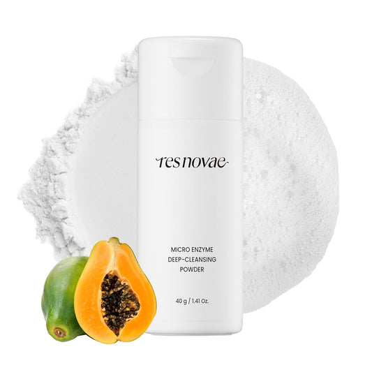 Enzyme Cleansing Powder – 40g (1.41 oz) – Purifies Pores, Removes Blackheads & Whiteheads, With Papain Enzyme for Smooth & Clear Skin | Low pH, Non-Irritating, For Sensitive Skin