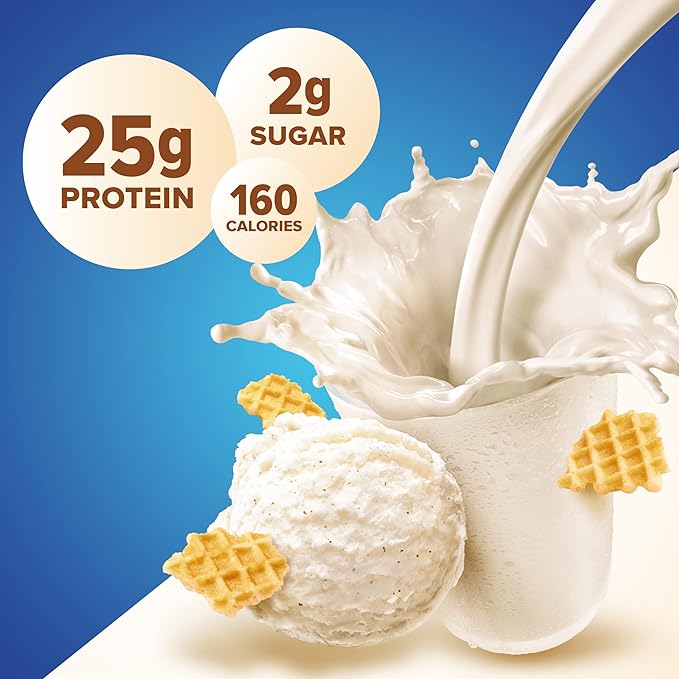 Pure Protein Powder, Whey, High Protein, Low Sugar, Gluten Free, Vanilla Cream, 1.75 lbs