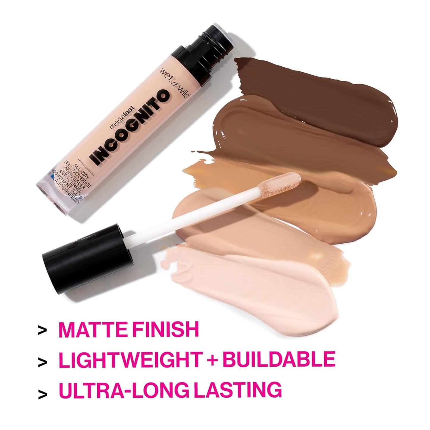 wet n wild Mega Last Incognito All-Day Full Coverage Concealer Tan, (1114052)