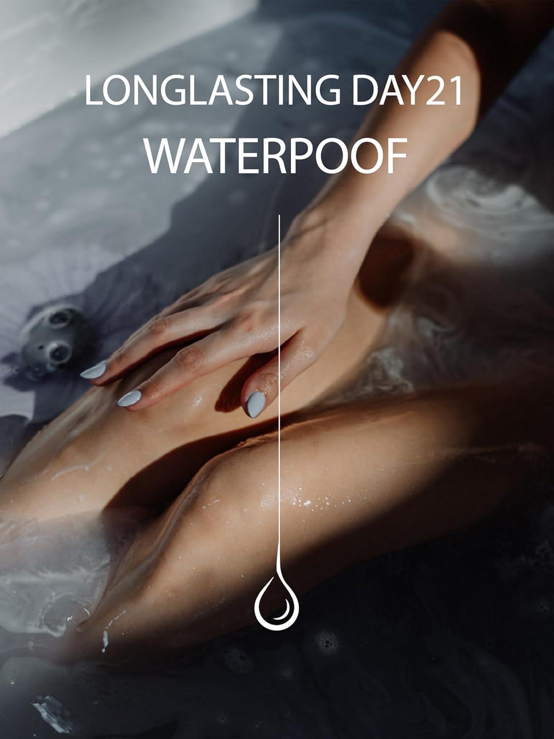 Pre Cured Gel Nail Strips - 44PCS Salon Quality Gel Nail Stickers - Long Lasting Polish Wraps for Women no UV Light Needed Easy Apply& Remove (Line Glitter Pink)