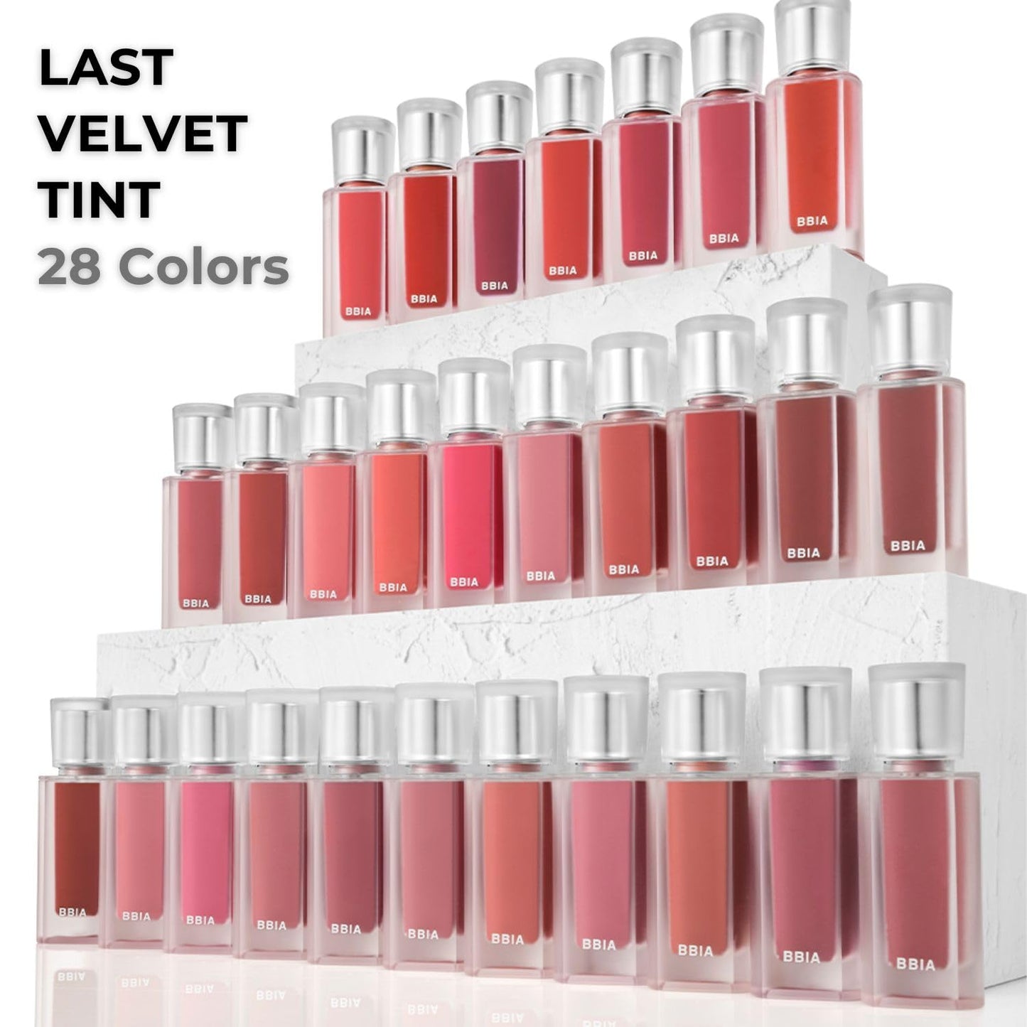 BBIA Last Velvet Tint NEW - Soft Creamy Matte Finish Lip Stain, Blur Effect & Velvety Texture, Long-Lasting, High Pigment, Non-Drying, Vegan, Korean Lip Makeup (V39 FEIGN LONGING, Pack of 1)