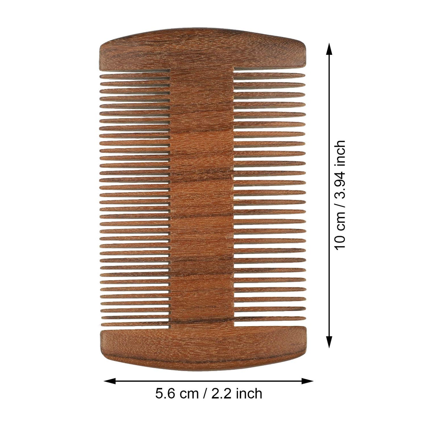 3 Pieces Beard Comb for Men Natural Sandalwood Wooden Mustaches Combs