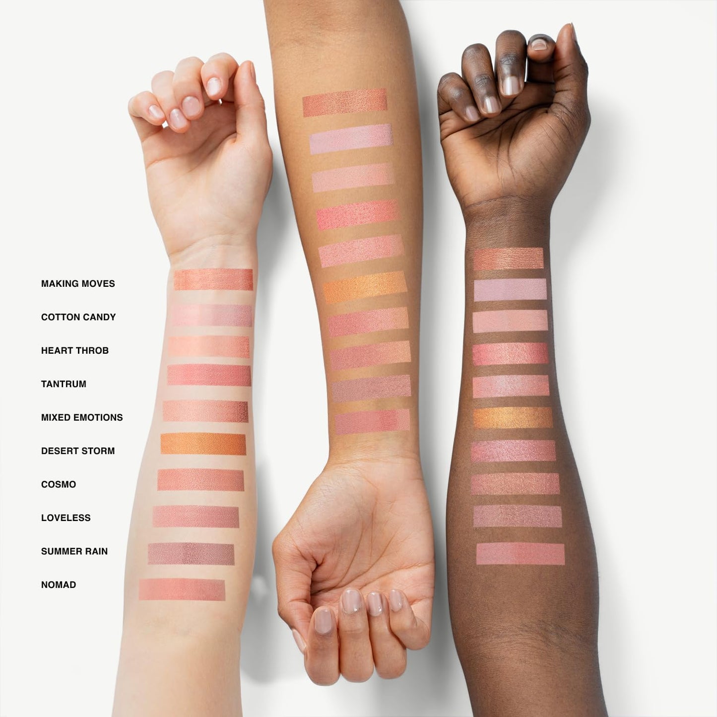 Phase Zero Makeup Powder Blusher - "Cosmo" - 4g / 0.141 oz - Full Coverage, Natural Blush - Soft, Buildable Pink, Coral, Peach & Golden Hues - Matte & Shimmering Shades Gives Cheeks a Radiant Glow