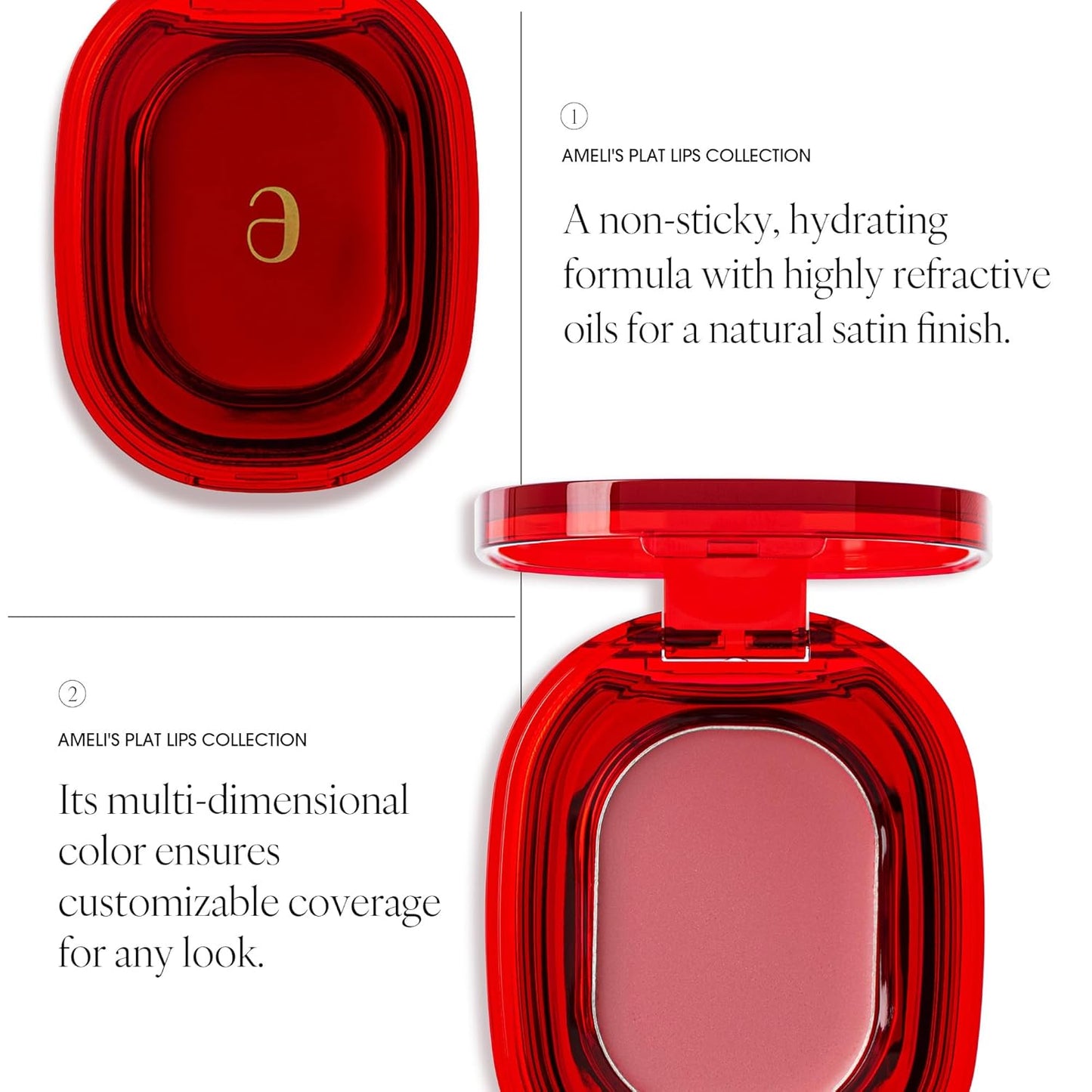 PLAT LIPS 907 COCO HAZE, Lip & Cheek, Lightweight, Naturally Dewy+ Glowy Finish, Blendable & Buildable Formula (1.2g, 0.003 oz.)