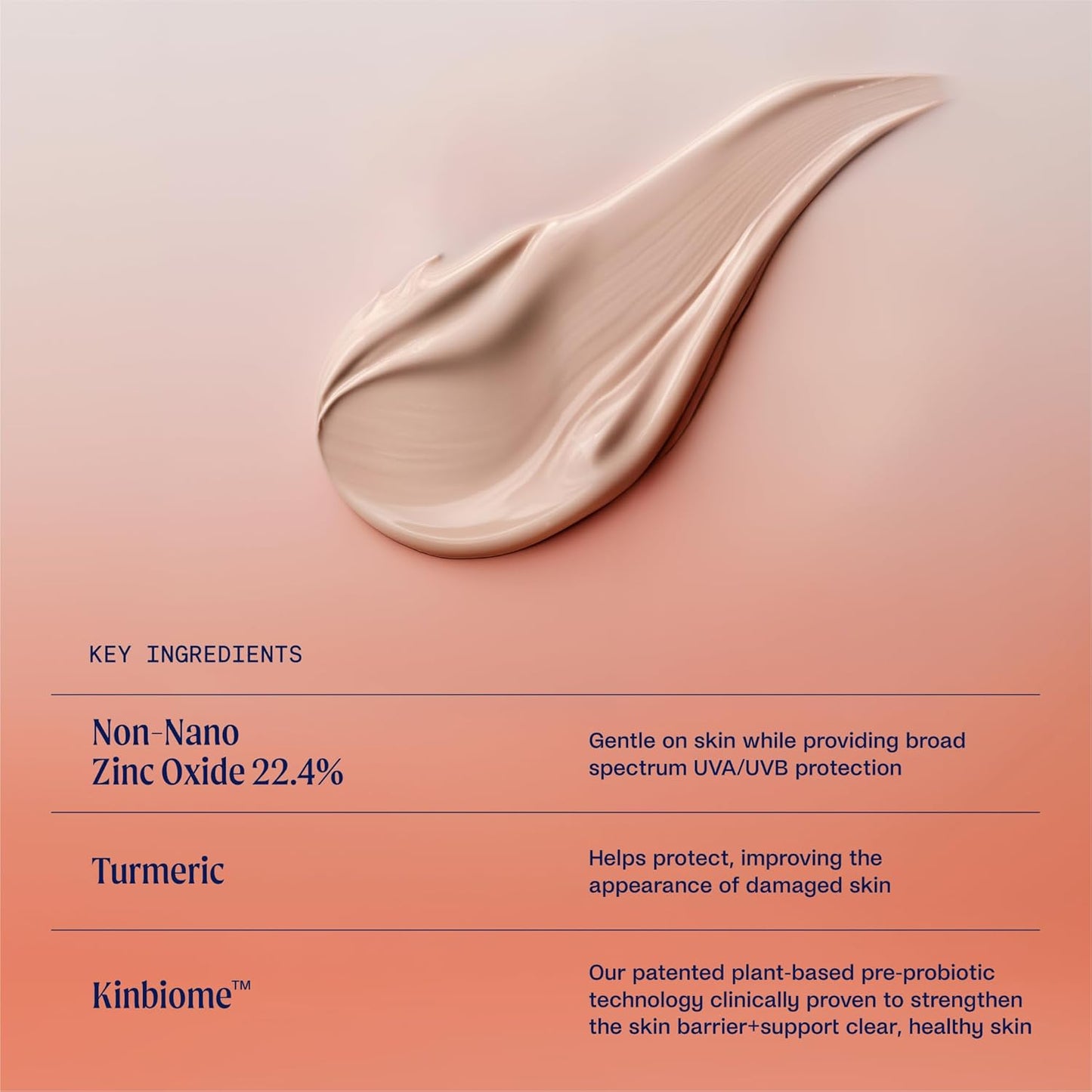 Kinship Zinc Oxide Mineral Sunscreen for Face Self Reflect SPF 32 | Vegan, Reef Safe, Non Toxic Eczema Sunscreen for Sensitive Skin | Sunblock Face Moisturizer with SPF (3.5 oz)