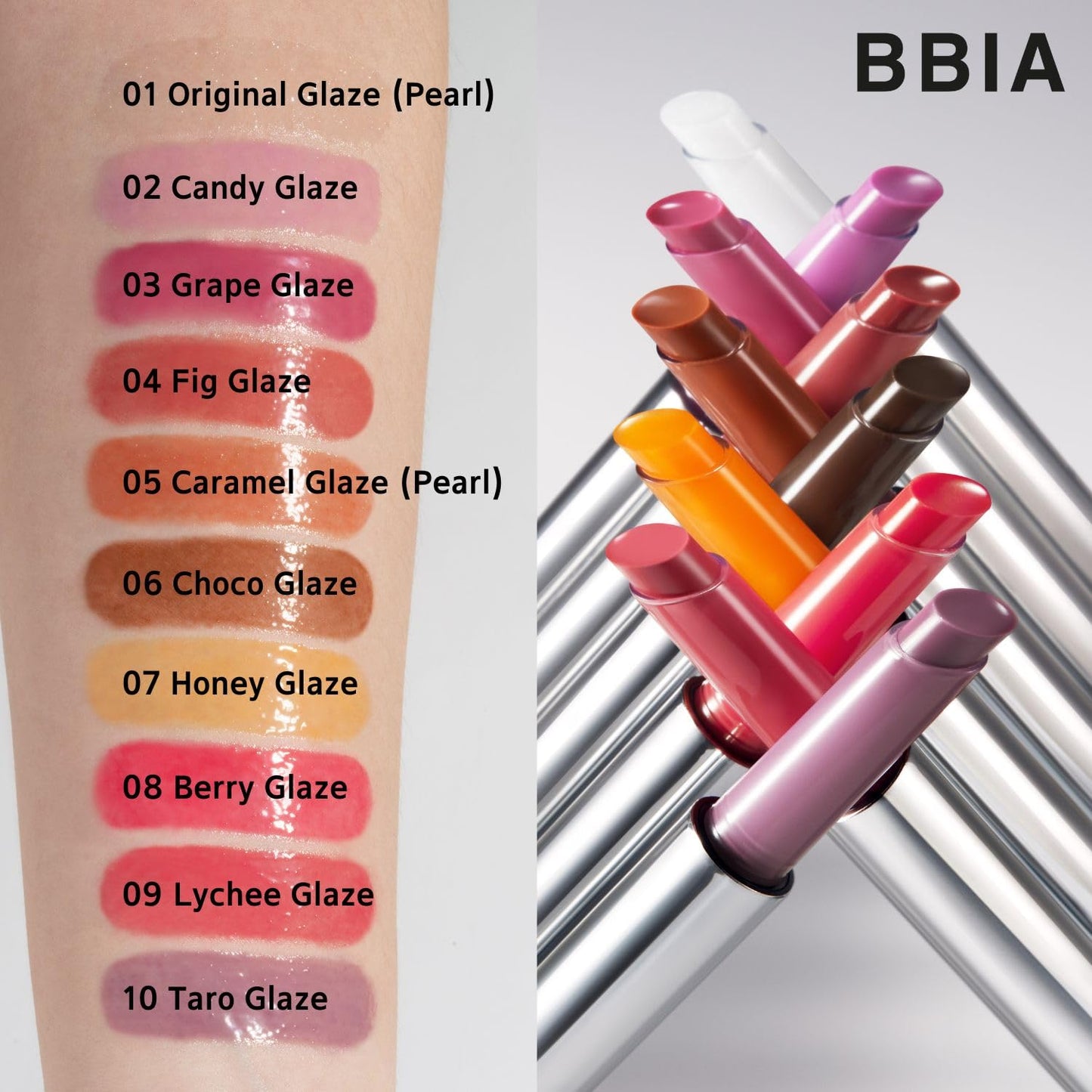 BBIA Over Glaze Stick - Lip Plumping Gloss Melting Balm Lipstick, Intensive Volume Up, High Shine & Glossy, Ultra Watery Moisturizing & Volumizing, Glowy Texture, Korean Lip Makeup (09 LYCHEE GLAZE)