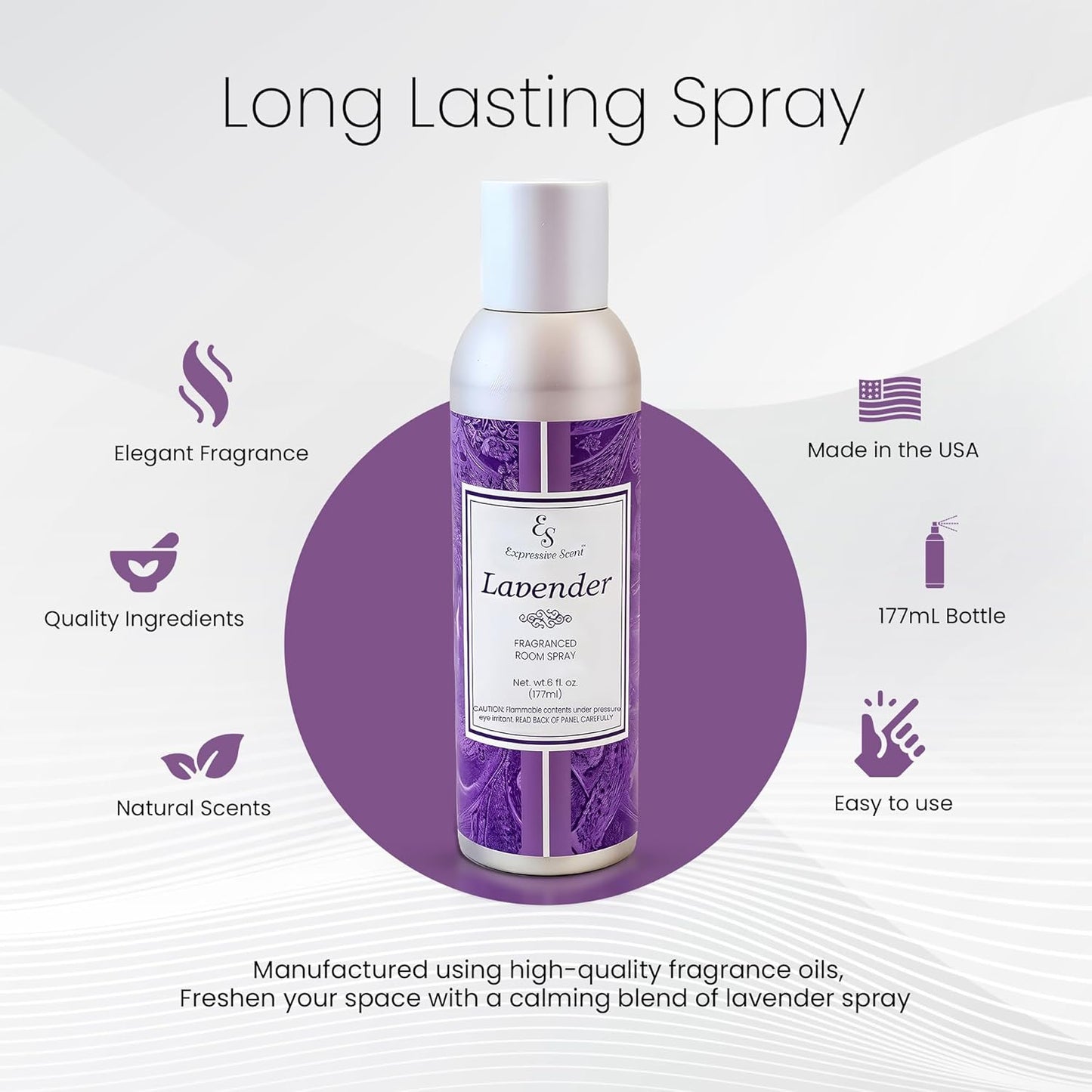 6 oz Lavendar Fragrance Room Spray