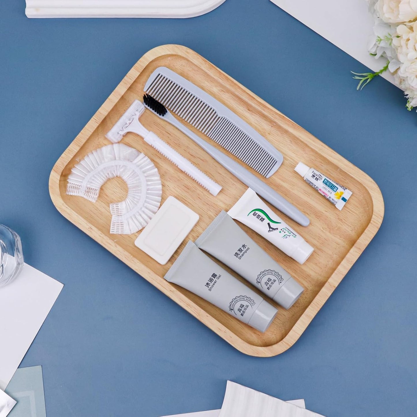 Hygiene Kit, Hygiene Kit Bulk, Individually Packed,The Travel Hygiene Kit Is Fully Equipped, Convenient For Personal Washing, Convenience Kits Suitable For Hotel, Home, Camping, Travel ( Pack-25)