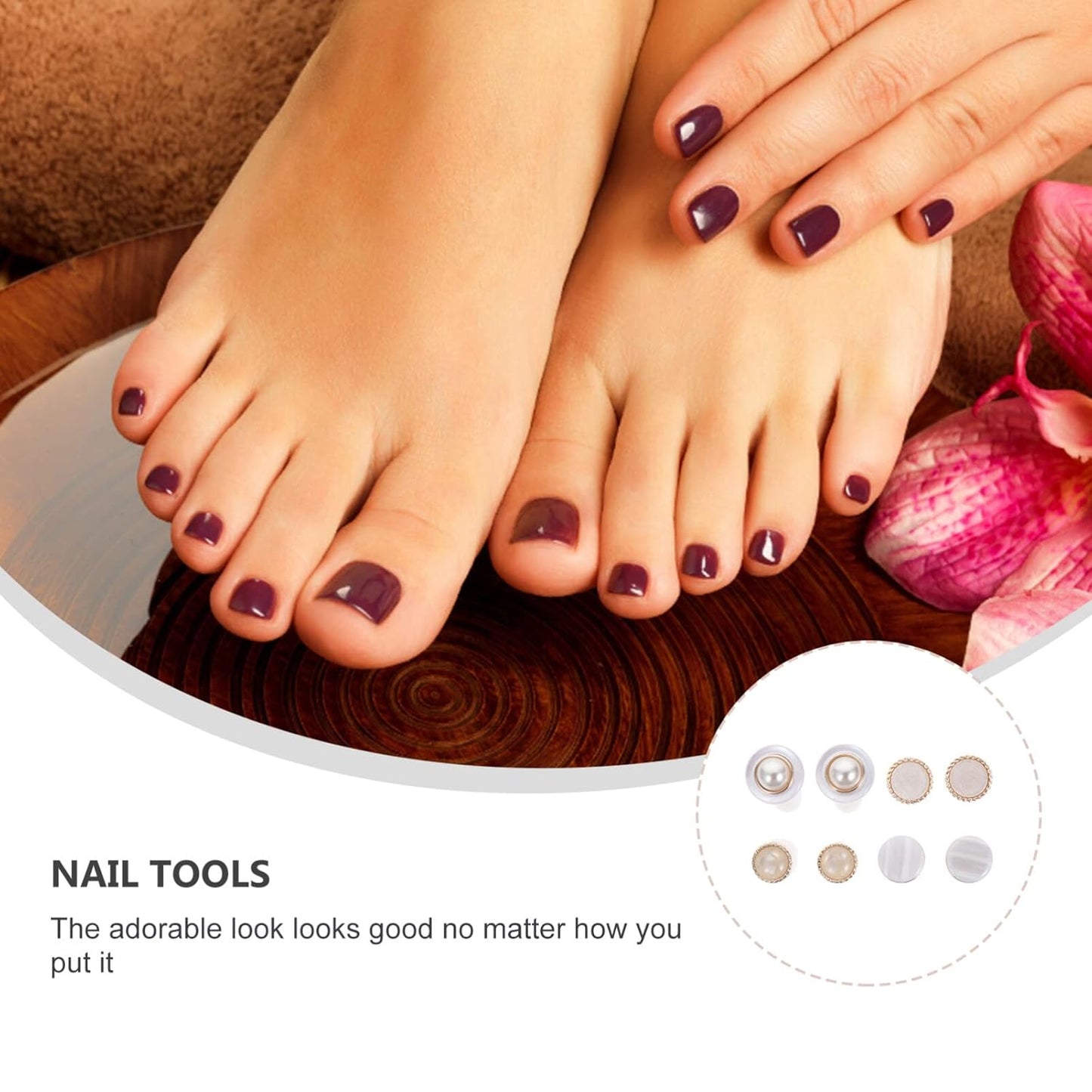 Beaupretty 16 Pieces Tool Divider for Polish Toes Pearls Professional Toenail Spacers Tools Finger Silicone Stylish Separators Toe Separator