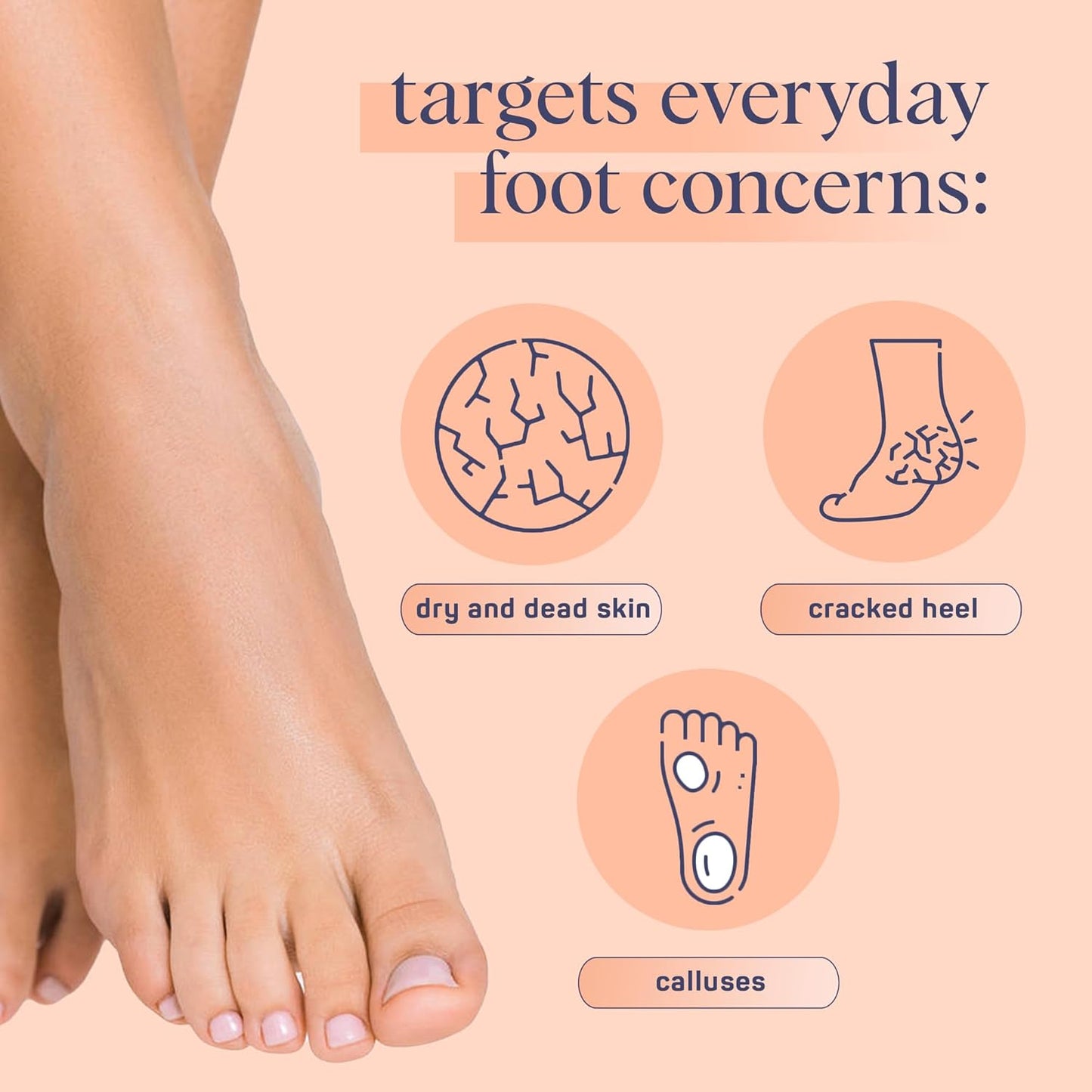 SpaLife Softening Care Foot Sockies (8-Pack) - Spearmint & Tea Tree Oil, Exfoliating Pack for Healthy Feet, Intensive Repair, Callus Remover Sockies, Dry Skin Solution, Moisturizing Foot Treatment