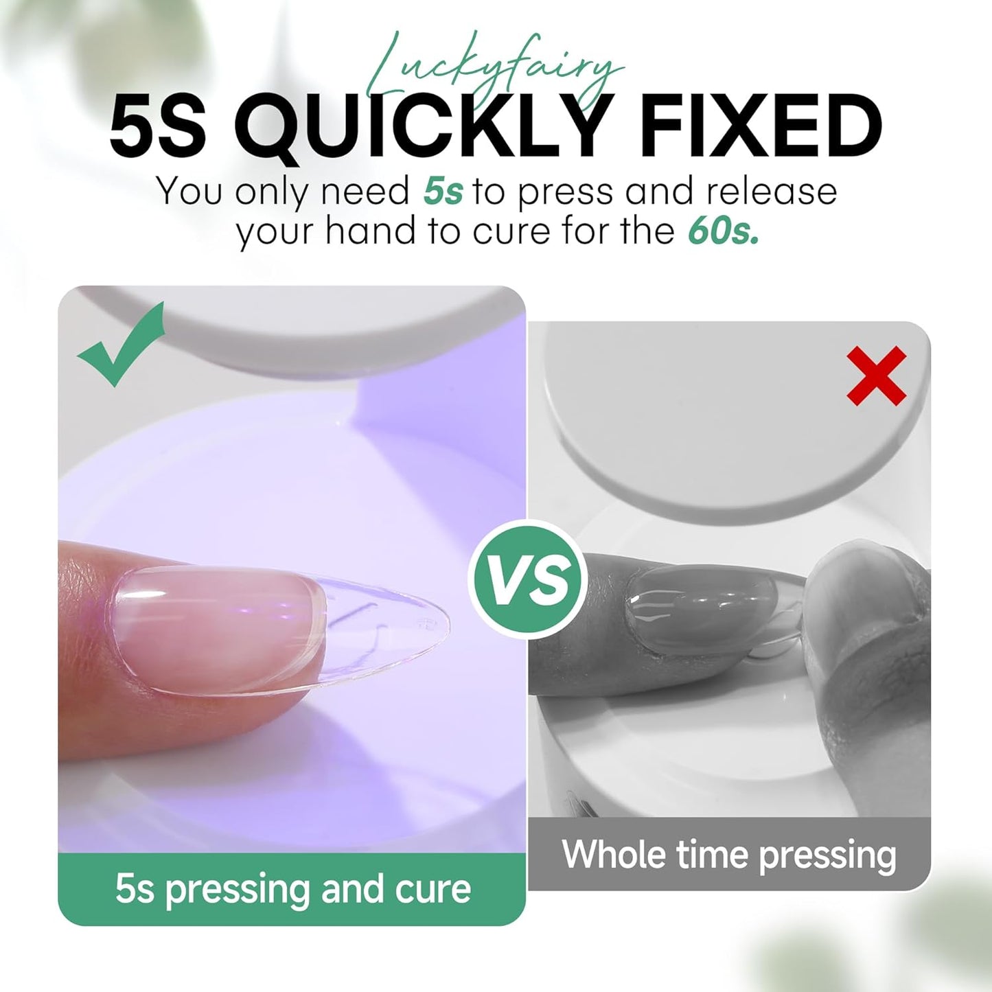 Nail Glue Gel for Nail Tips, Super Strong Solid Gel Glue U V Cured Needed, 15ml Soak Off Soft Adhesive Bonding for Acrylic Nails, Nails Extension Fake Nails