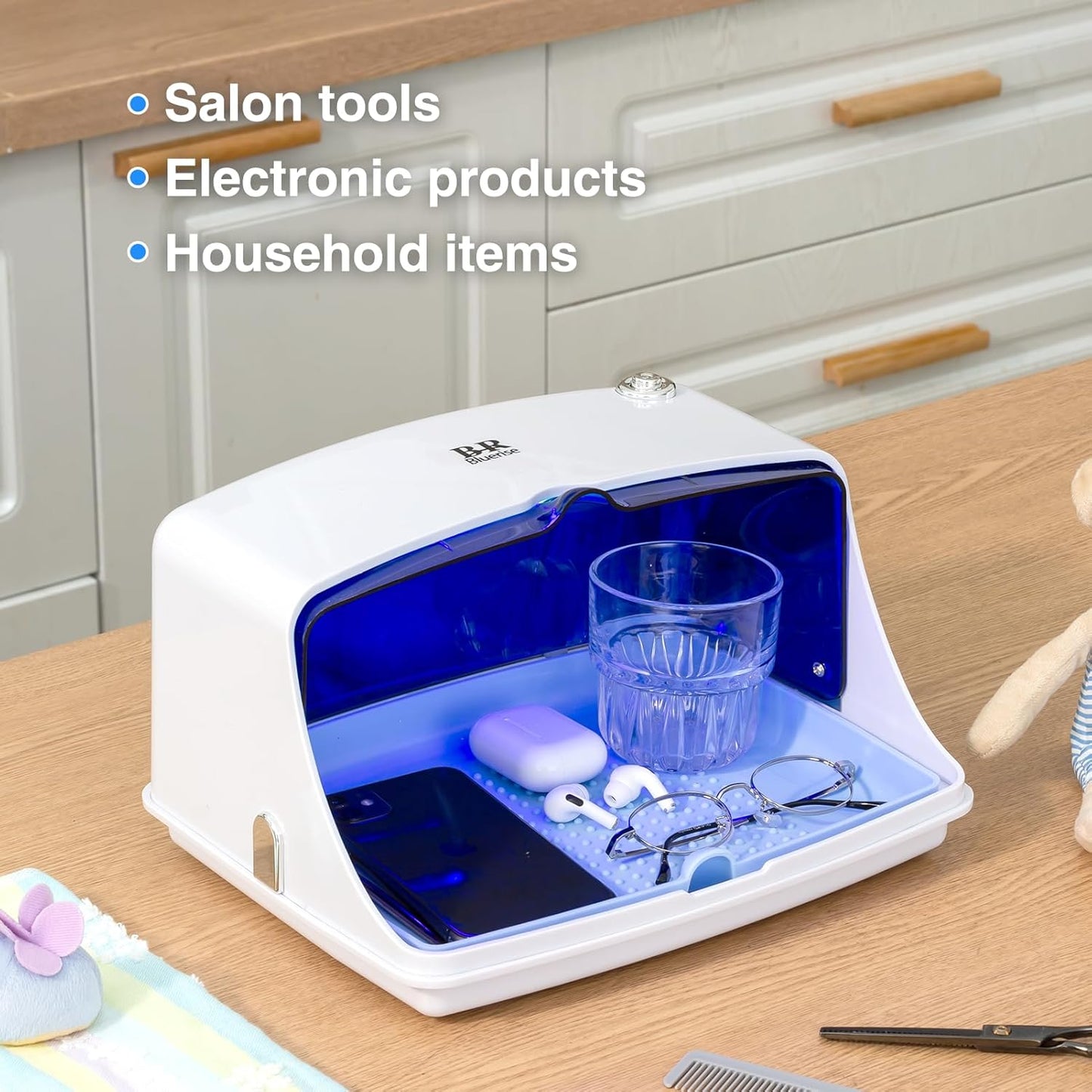 UV Sanitizer Box Professional Home Appliances Salon LED UV Light Sanitizer For Phone Baby Bottle Cleaning Beauty Tools