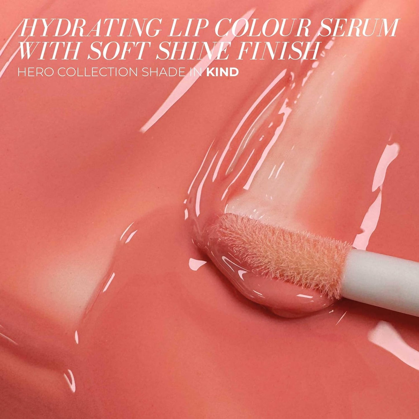 FITGLOW Beauty Lip Colour Serum | Hydrating Lip Gloss | Plumping Anti-Aging Lip Treatment | Natural Shine with Pomegranate Sterols & Collagen | Buildable Color for Dry Chapped Lips | Kind - 10g