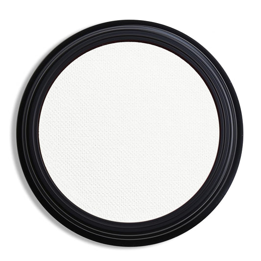 Single White Eyeshadow, Pressed Powder Matte Eye-Shadow Palette Make-up, Blendable Long Lasting High Pigment White Eye Makeup Halloween Paint & Face Body Paint