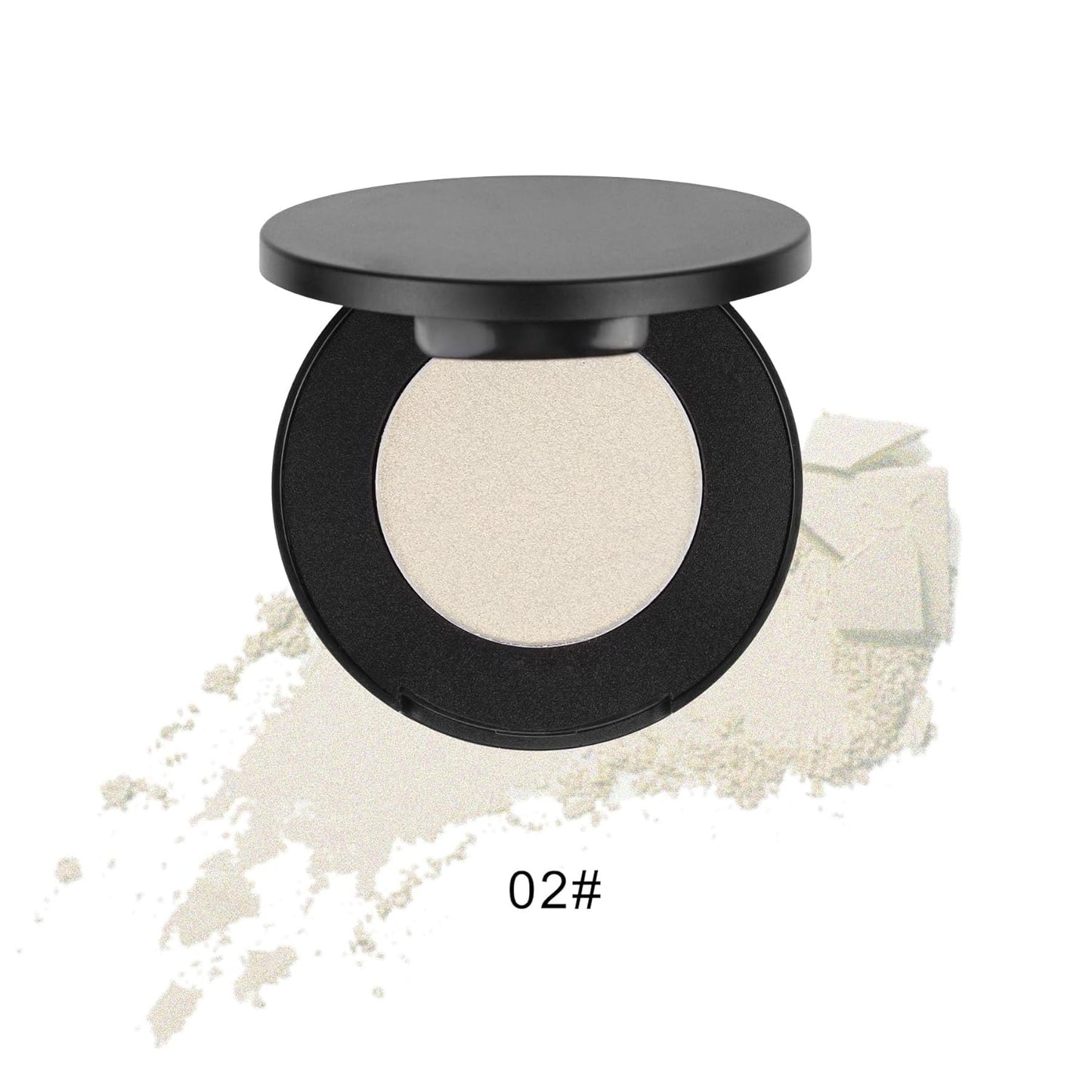 Face Highlighter Powder Palette, Glossy Glitter Illuminator Powder, Shimmer Shades for Face Highlighter Makeup, Highly Pigmented Natural Shiny Highlight Makeup Illuminator Highlighter 2