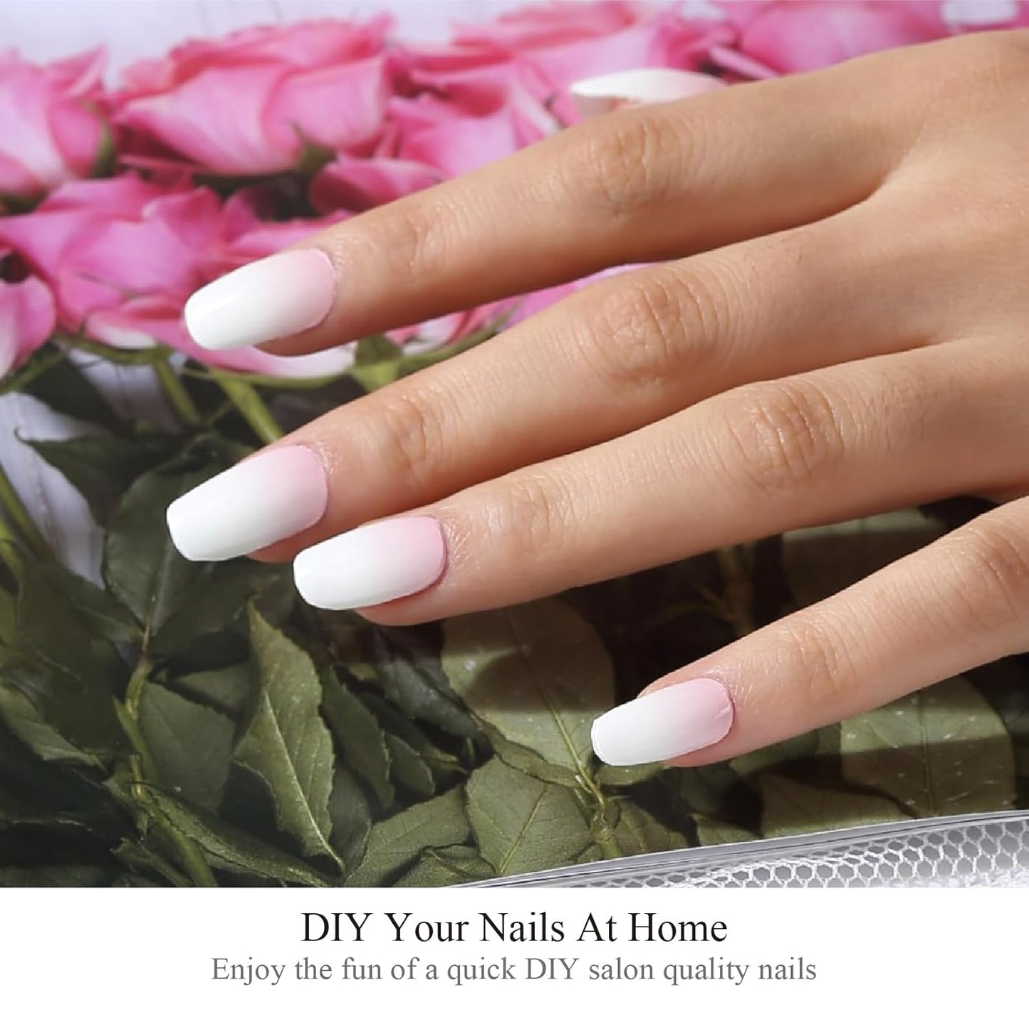 Semi Cured Gel Strips, 20 pcs Stikers, Wraps - Salon-Quality, 2 Weeks Long Lasting