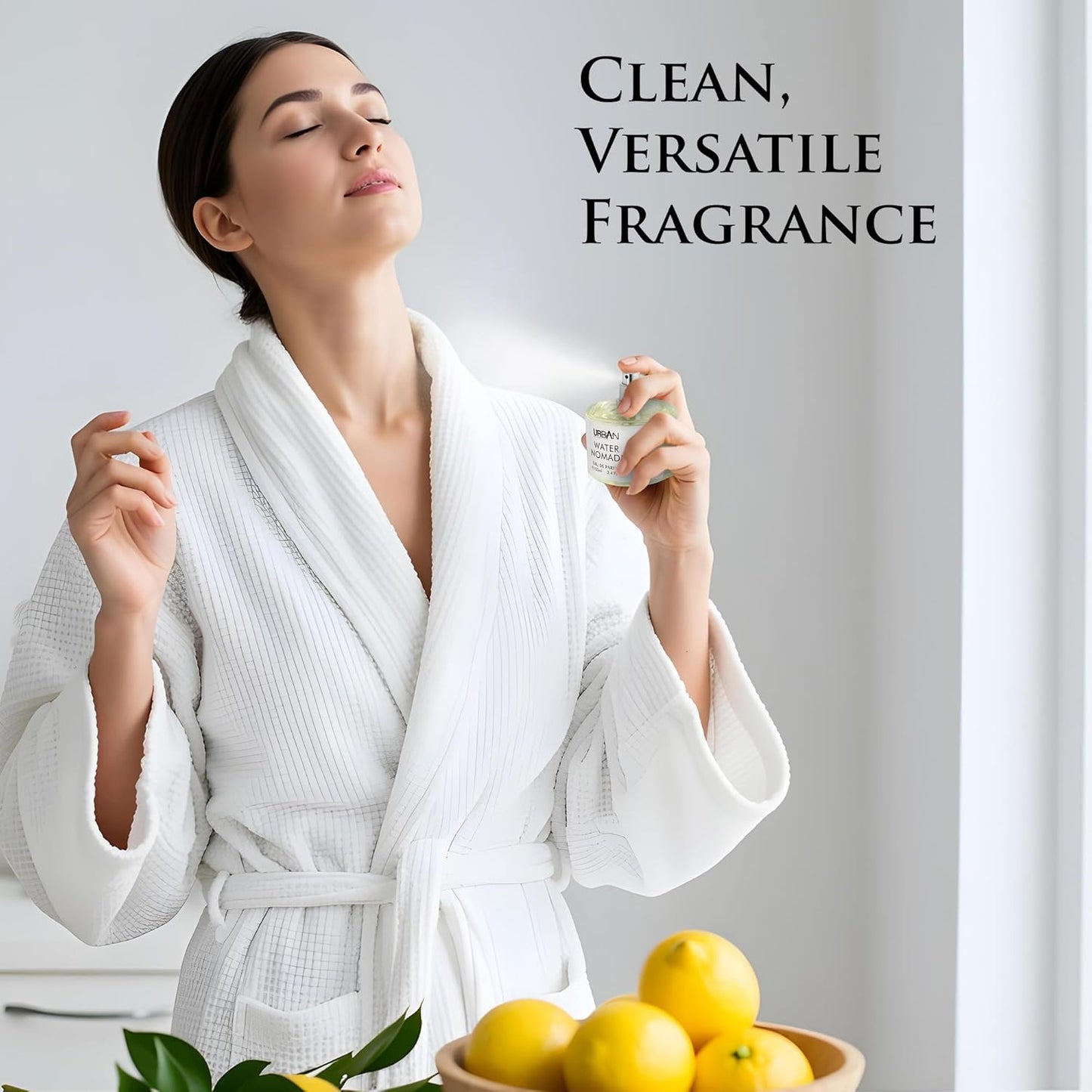 Water Nomade Parfume for Women & Men - Woody Aromatic Fragrance - Top Notes of Bergamot, Lemon, Pepper and Juniper Berries - Base Scents of Amber, Vanilla & Sandalwood - Elegant 100ml Bottle