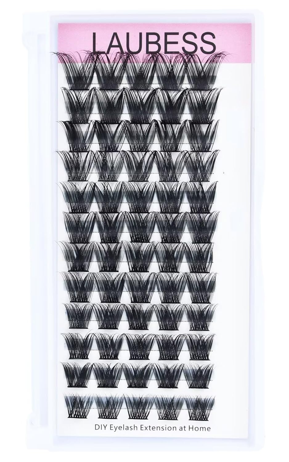 Lash Clusters 60pcs Individual Lashes Wispy Cluster Lashes D Curl Reusable Eyelash Clusters DIY Eyelash Extension Soft Individual Lash Extension Supplies (02-0.07, 14mm)