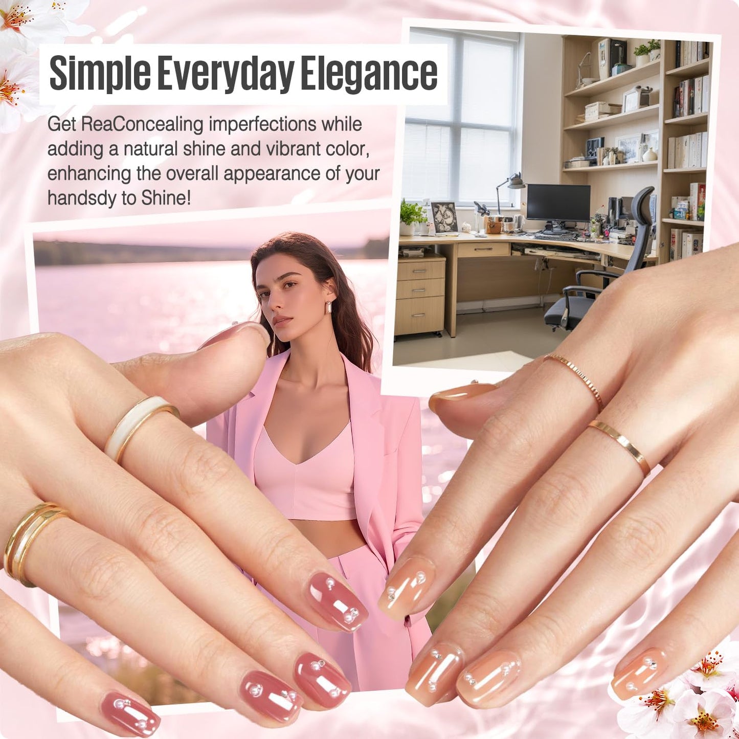 MEFA Jelly Gel Nail Polish Set, 12 Colors Jelly Red Glitter Nail Polish Set Nude Pink Milky White Nail Polish Gel Neutral Transparent Sheer Red Gel Nail Gifts for Women Girl DIY Salon Home Manicure