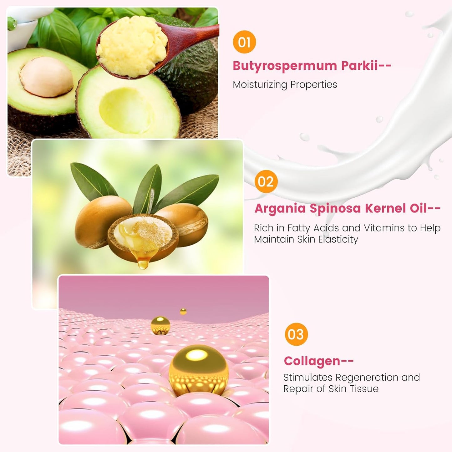 Stretch Mark Cream for Pregnancy - Brightening and Moisturizing with Collagen and Avocado Extract - Promotes Skin Elasticity and Fades Postpartum Stretch Marks - for Use on The Tummy, HIPS - 3.38 oz