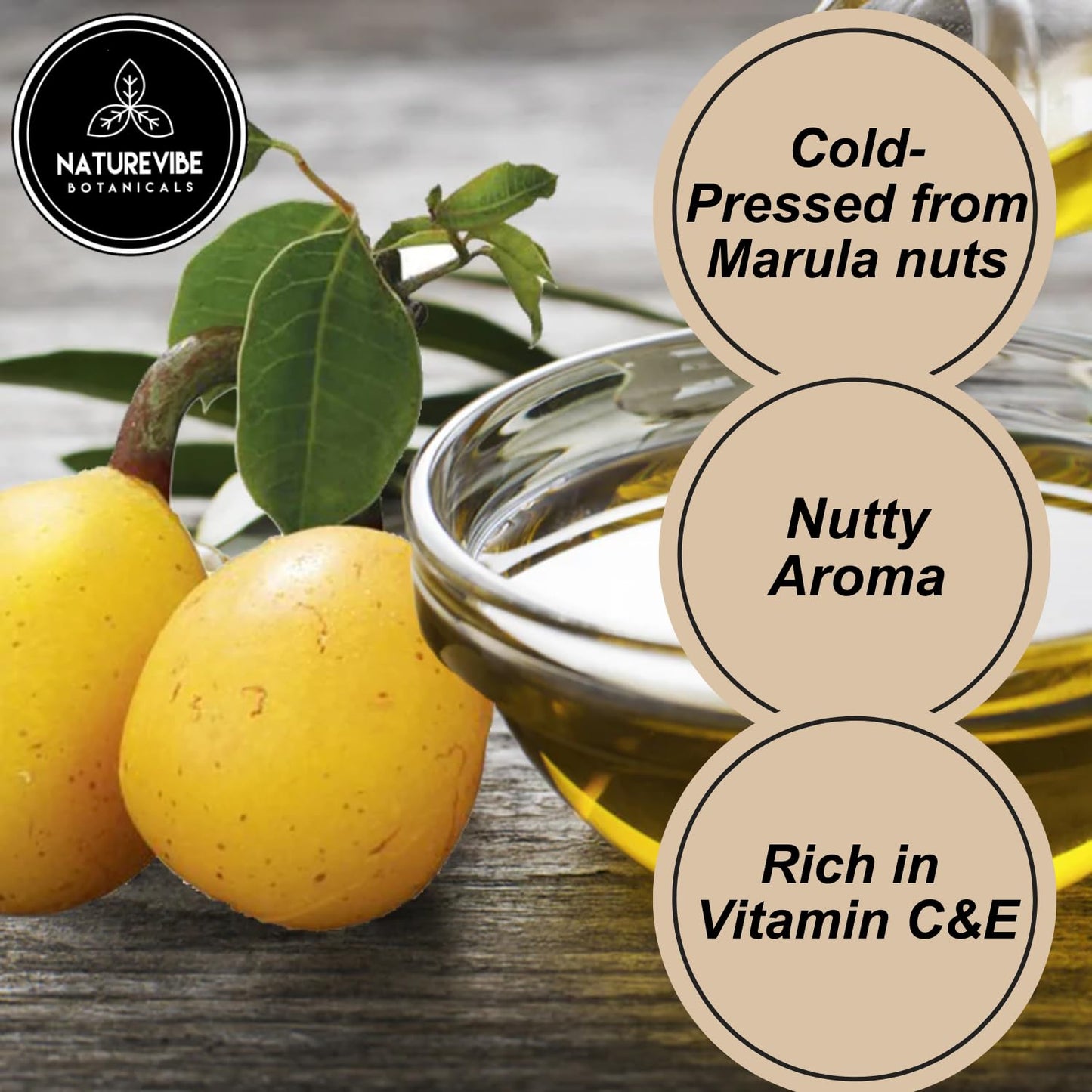 Naturevibe Botanicals Marula Oil 32 Ounces | 100% Pure and Natural | Great for Skin Care and Hair Care