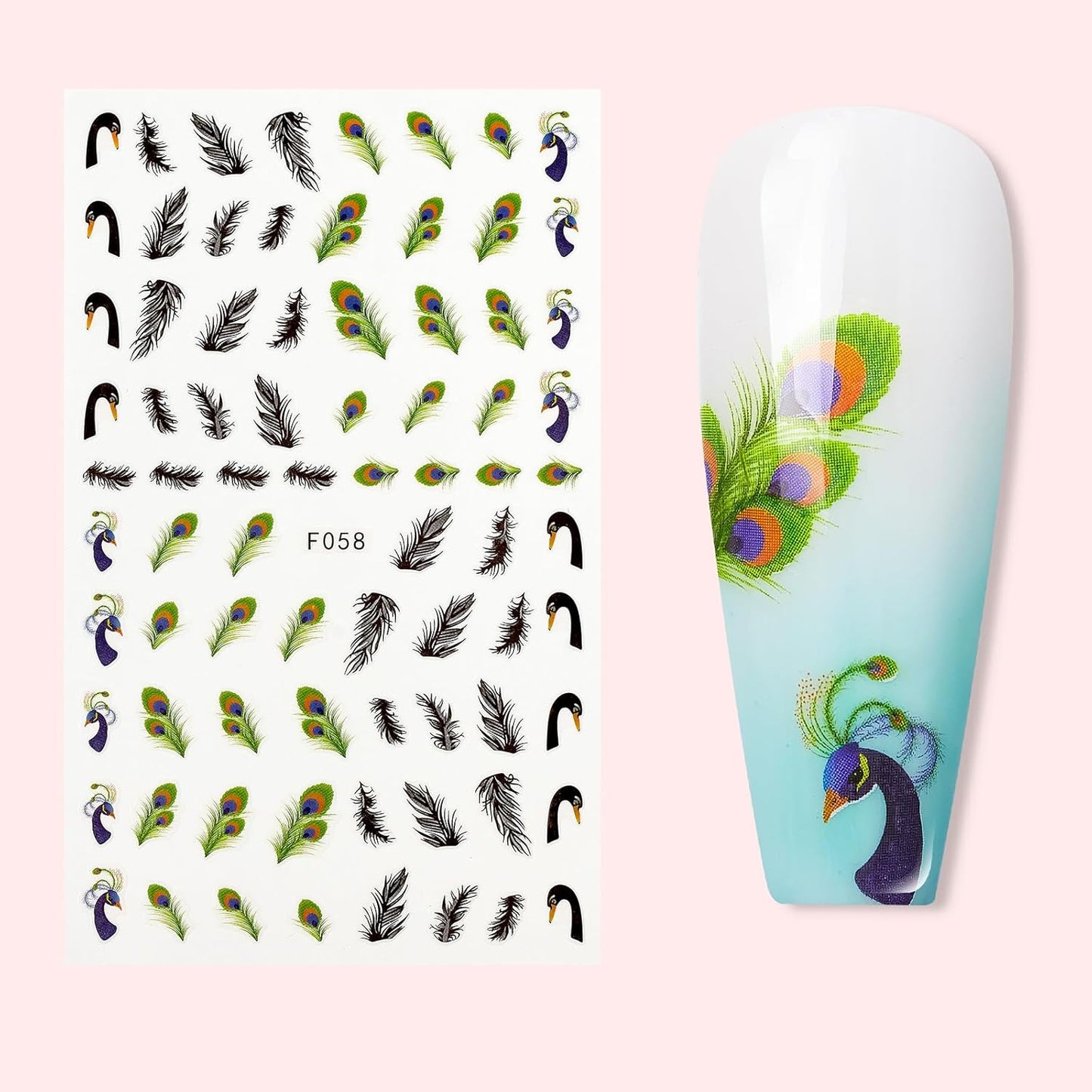 Makartt Nail Decorating Kit Including Designer Nail Stickers, Vivid and Vibrant Colorful Nails Rhinestones DIY Accessories for Nails Art and Salon