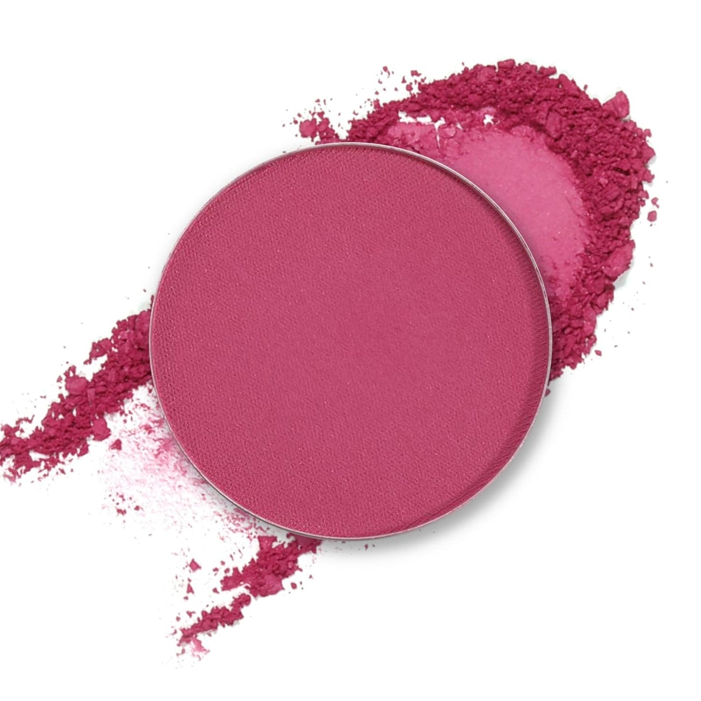 Besame Dreamy Pink Powder Blush & Eyeshadow 1959 Refill | Fits Signature Compacts Post-2019 | Deep Fuchsia Pink | 1950s Inspired Beauty | 2-In-1 Cheek & Eyelid Highlighter | Sustainable Beauty Routine