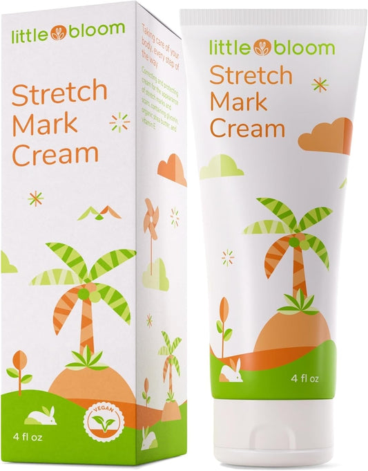 Stretch Mark Cream for Pregnancy w/ Shea Butter, Vitamin C & E - Stretch Mark Cream for Pregnancy, Belly Butter for Pregnancy, Stretch Mark Treatment, Pregnancy Lotion for Belly, Stretch Marks Removal