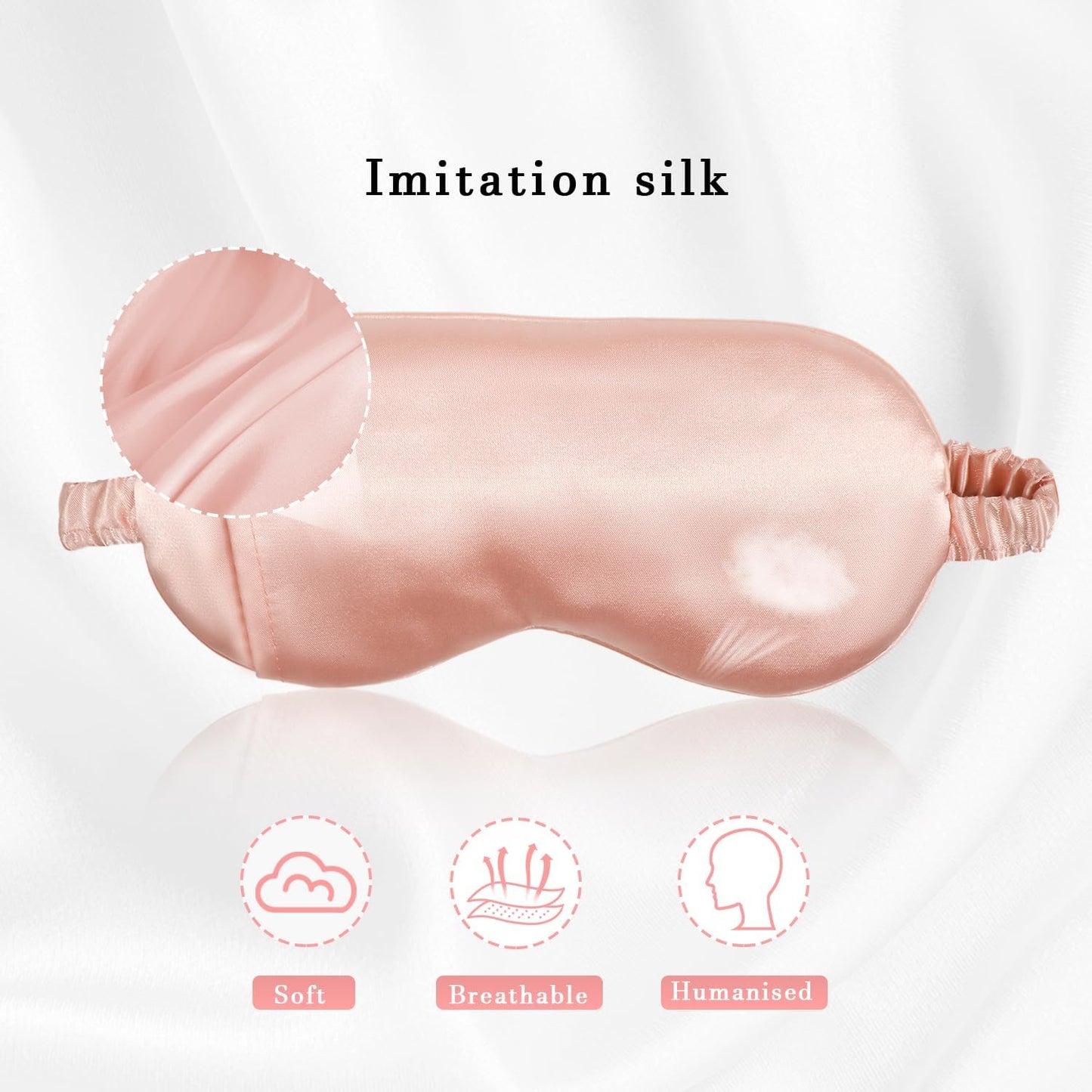 Warm Cold Eye Mask Silky Sleep Mask with Cooling Gel & Weighted Microwavable Moist Flaxseed Pad Compress for Dry Eyes Care Sleeping Women Blindfold for Migraine Puffy Swollen 3 in 1