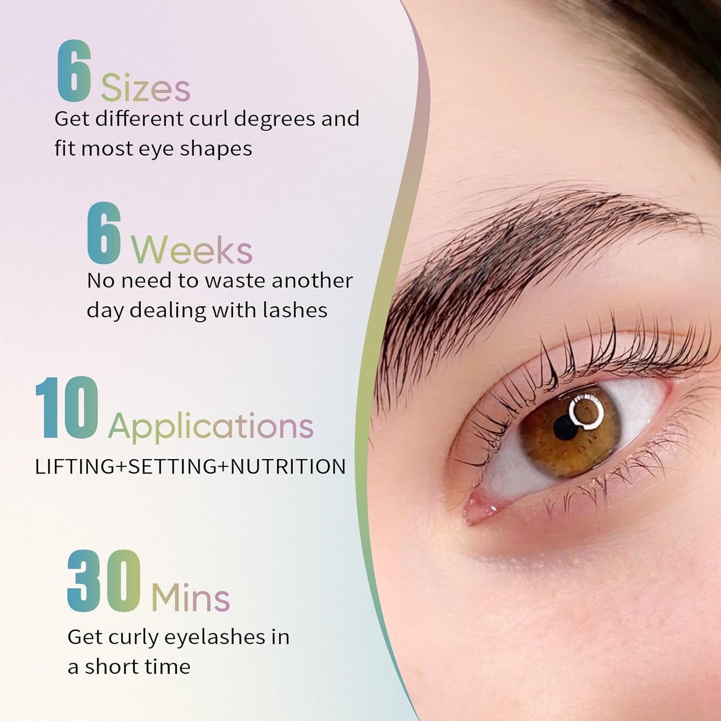 PERMANIA Korean Lash Lift Kit, Tube Design Easy to Apply Brow Lamination Kit, for Natural Results Instant Lifting & Curling with Detailed Instruction (with Glue Balm)