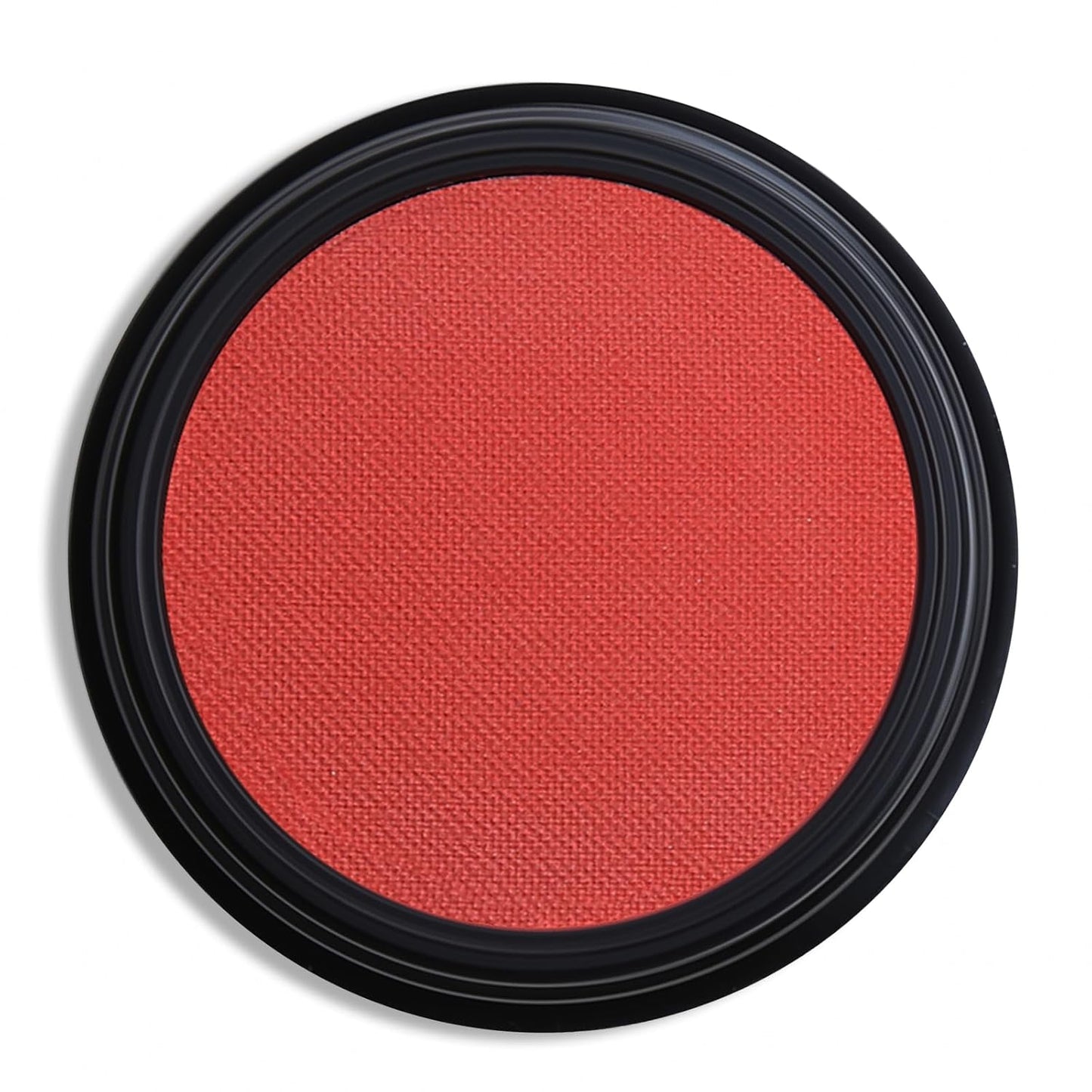 Single Red Eyeshadow, Pressed Powder Matte Eye-Shadow Palette Make-up, Blendable Long Lasting High Pigment Red Eye Makeup Halloween Paint & Face Body Paint