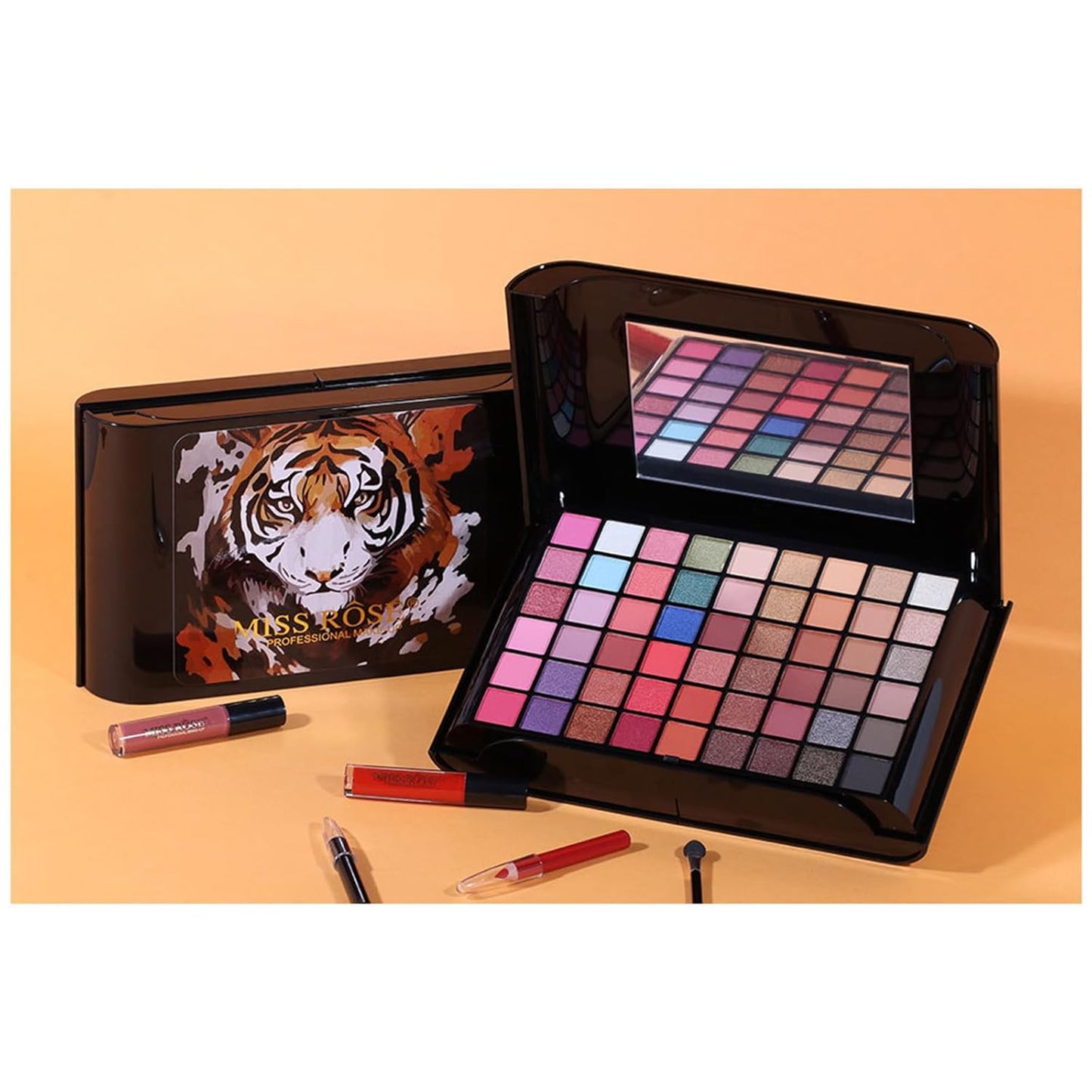 Makeup Sets, Multifunction Makeup Palettes with Mirror, 90 Color Eyeshadows/Compact Powder/Sequins/Bronzing Powder/Highlighter/Lip Color, Makeup kit for Women Full Kit - #A