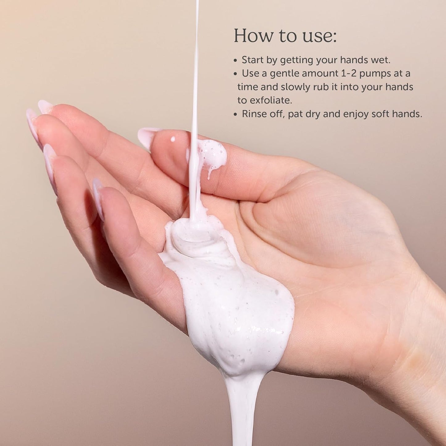 Nectar Life Exfoliating & Moisturizing Hand Wash 3-Pack, Volcanic Pumice for Hand Scrub, Shea Butter Softens Hands, Clean Vegan Ingredients, Ocean Breeze Scent