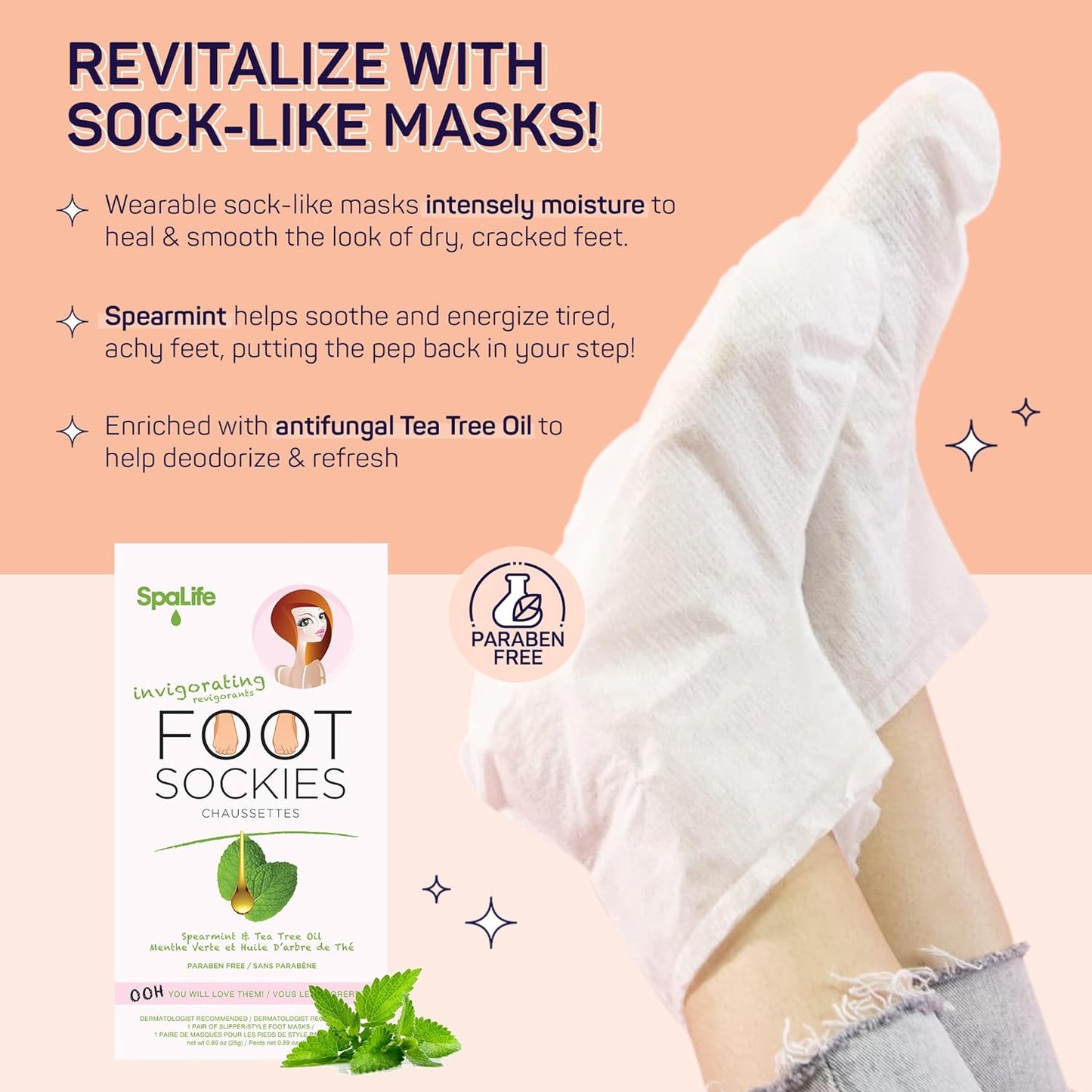 SpaLife Pink 10 Piece Spa Gift Set - Korean Skin Care Set with Travel Size Face, Hand, Foot & Nail Products - Skincare Bundle for Women