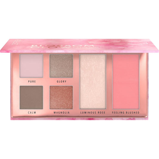 Catrice | Blossom Glow Eye & Cheek Palette | Multi-Use Make Up with Eyeshadows, Blush & Highlighter | Highly Pigmented Matte & Shimmer Shades | Travel Friendly | Vegan & Cruelty Free