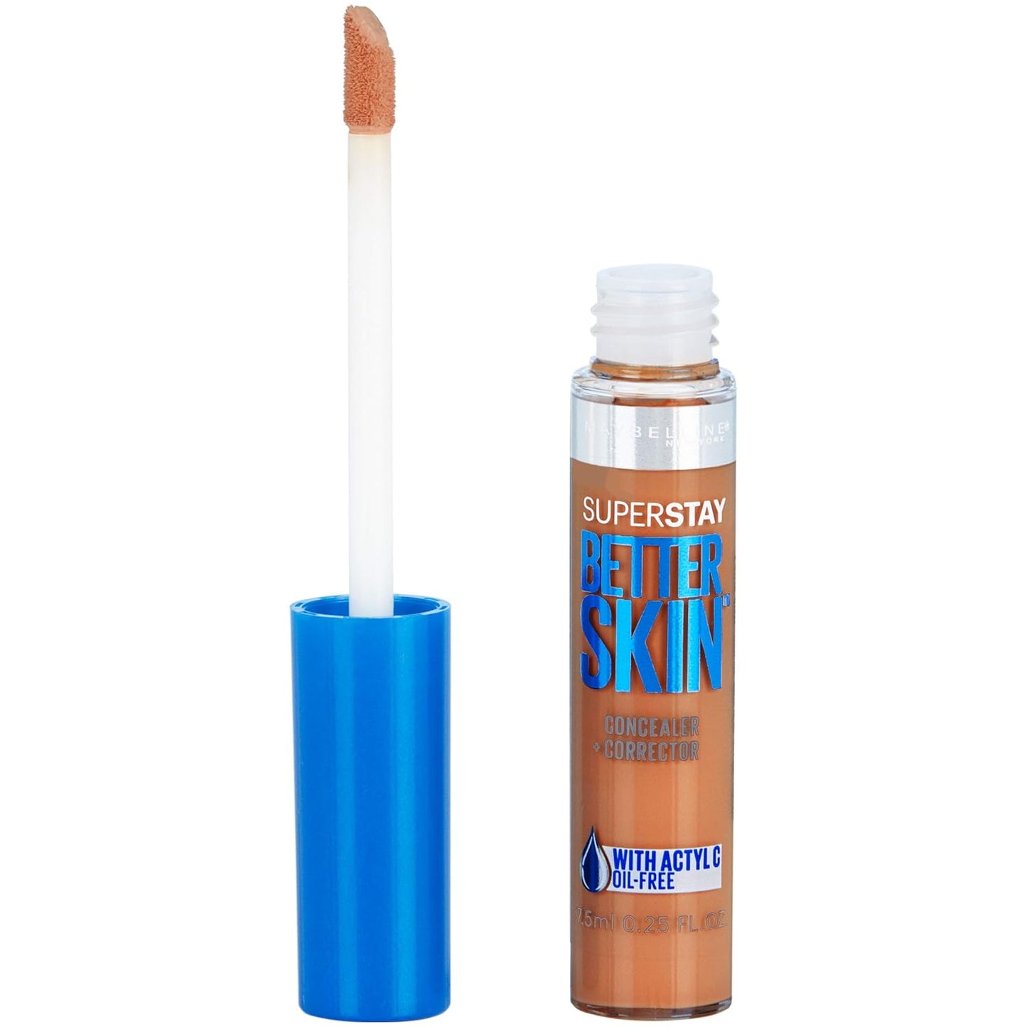Maybelline New York Superstay Better Skin Concealer, Medium/Deep, 0.25 Fluid Ounce
