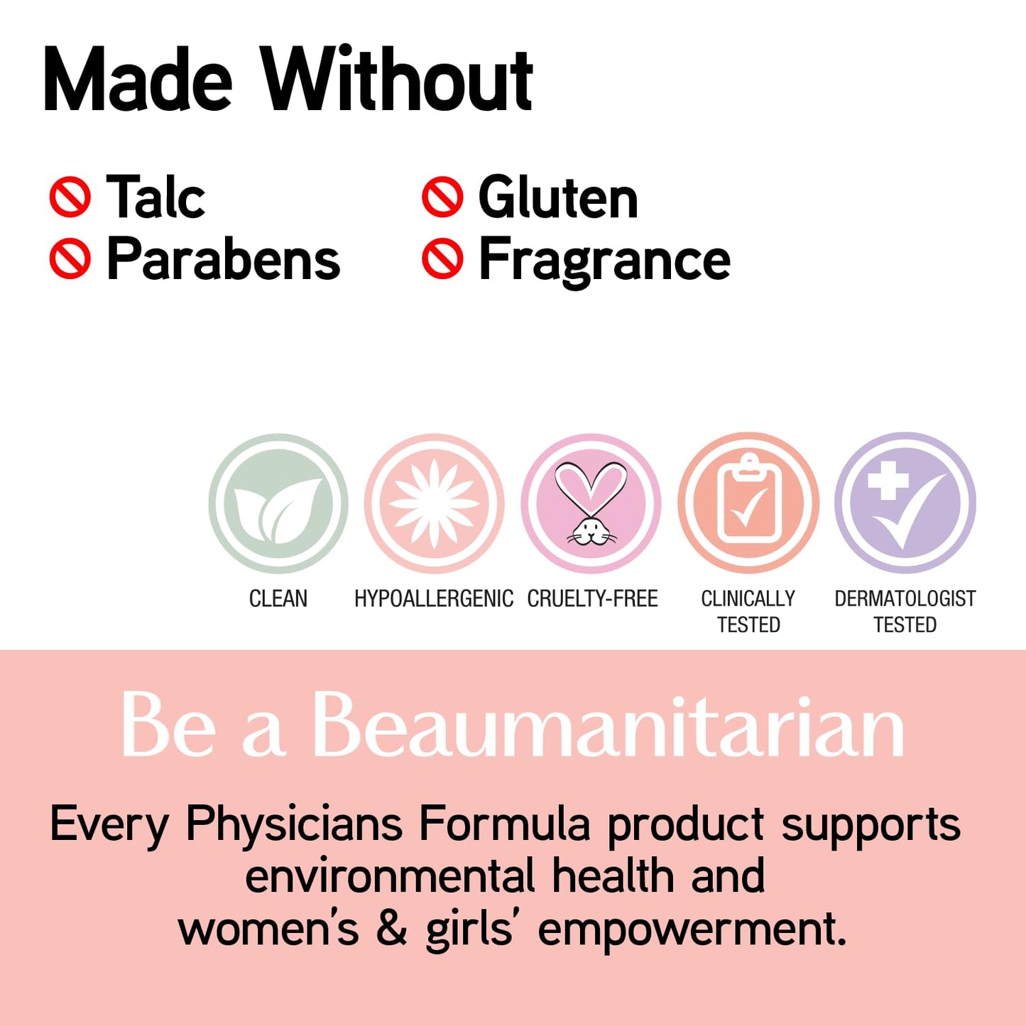 Physicians Formula Mineral Wear Talc-Free Face Powder, Light Coverage Mineral Makeup for Sensitive Skin – Translucent