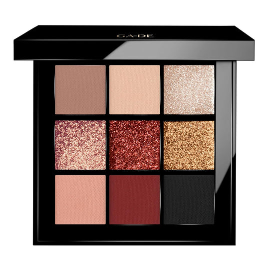 Velveteen Eyeshadow Palette, 51 - Eyeshadow Collection with Light to Deep Shades - for Matte, Metallic, Silky and Shimmery Finishes - 0.286 oz