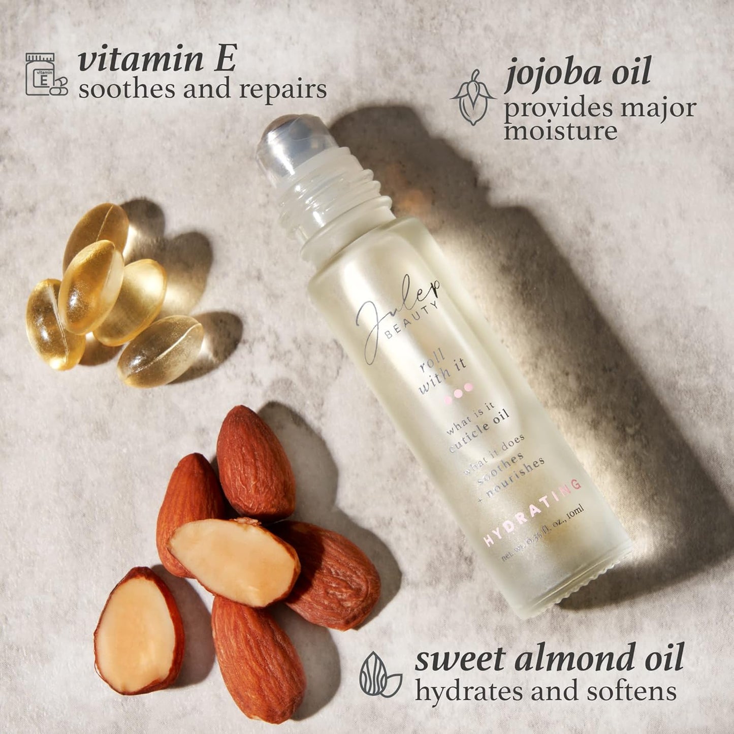 Julep Essential Cuticle Oil Treatment - Hydrating Nail & Cuticle Therapy with Vitamin E, Honey, and Sweet Almond Oil - Strengthens and Nourishes Dry Cuticles for Healthier Nails (0.35 fl oz)