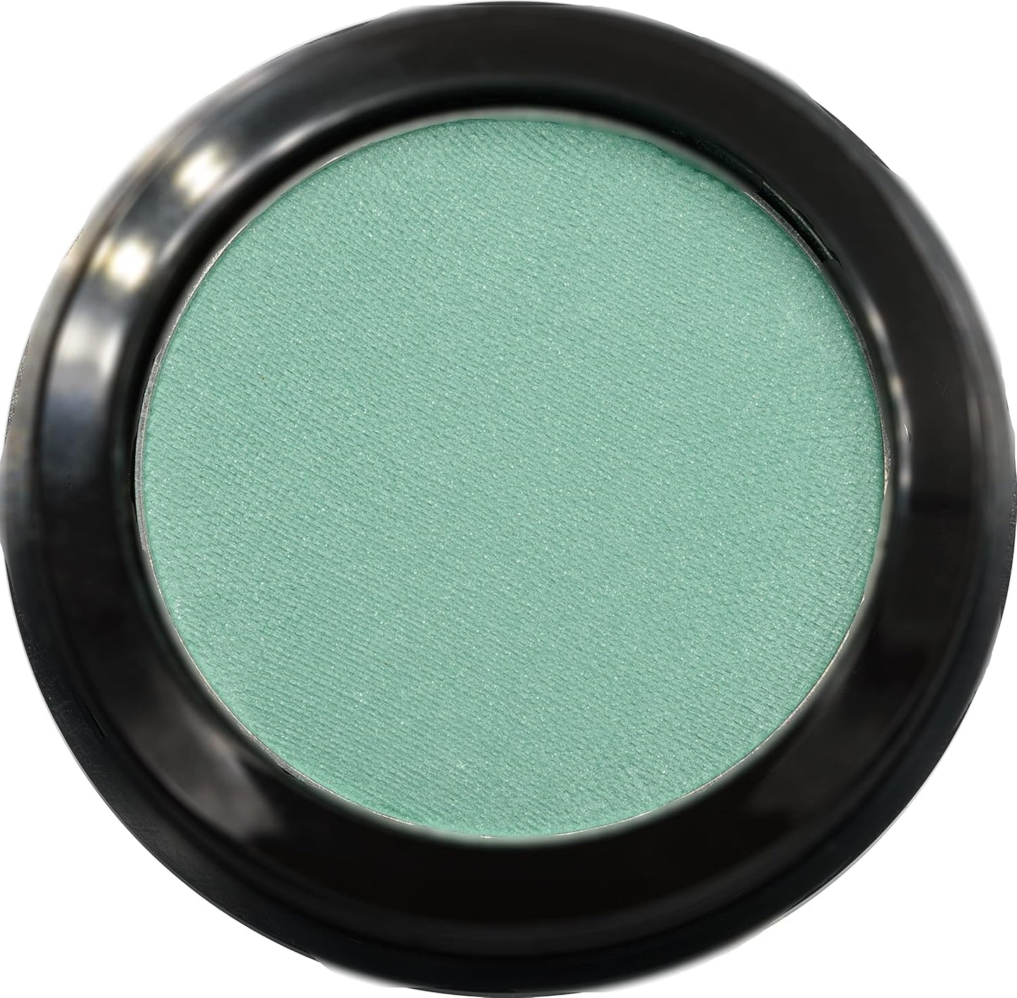 Aloe Matte Turquoise Teal Green Soft Pressed Powder Single Vegan Eyeshadow; Talc, Paraben & Cruelty Free