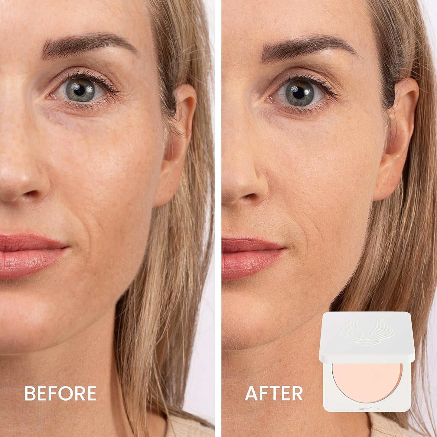 True + Luscious Sheer Halo Complexion Powder – Natural Matte Finish Foundation, Sheer to Medium Coverage – Clean, Vegan and Cruelty Free Powder Foundation – 0.32 oz