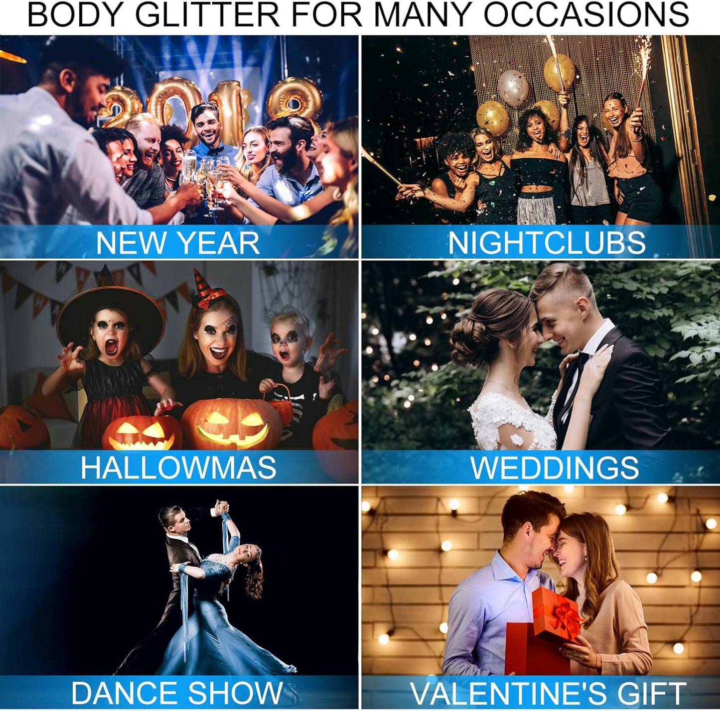 Dream Rose Color Body Glitter, Face Glitter Gel, Hair Glitter for Women Kid, Holographic Chunky Mermaid Sequin Shimmer Makeup for Halloween Party Carnival Festival Rave Accessories, 1oz