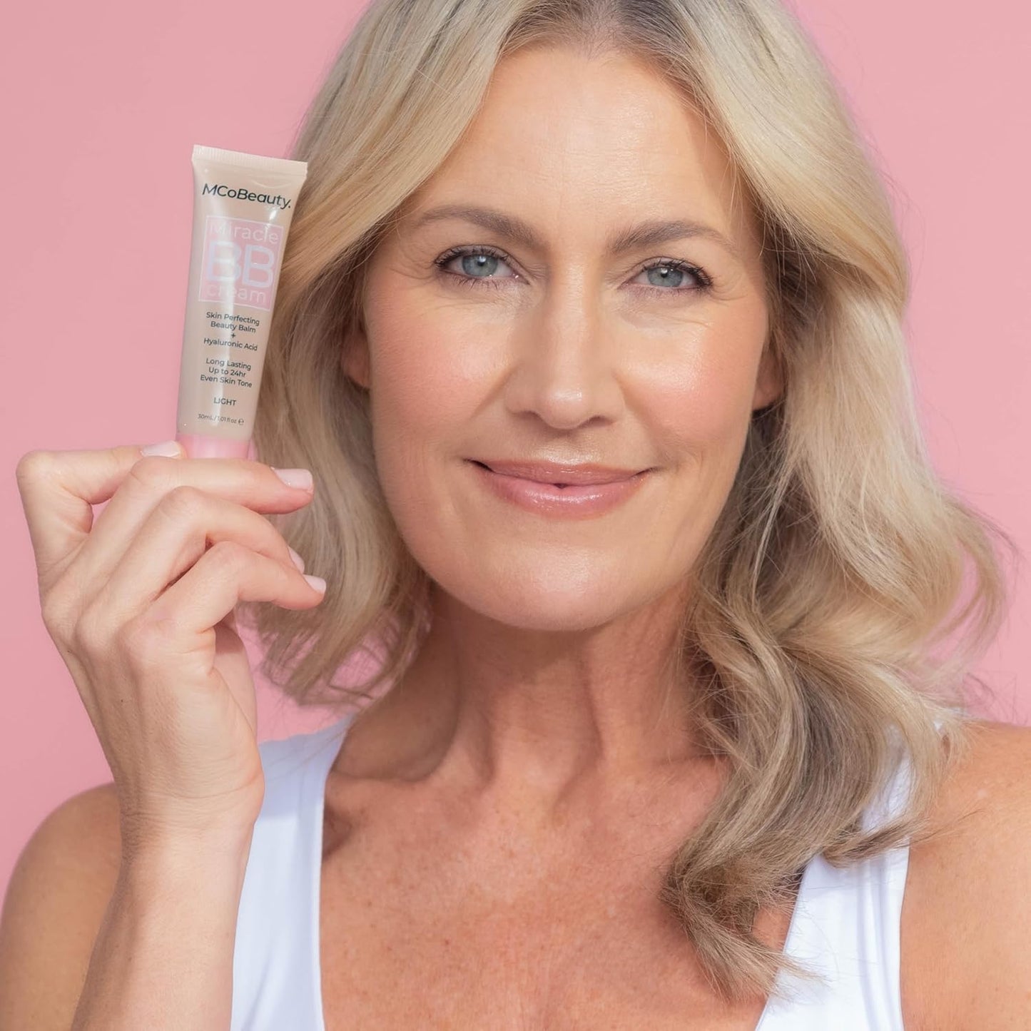 MCoBeauty Miracle BB Cream, Light, Skin-Perfecting Coverage for Effortless Beauty, Vegan, Cruelty Free Cosmetics