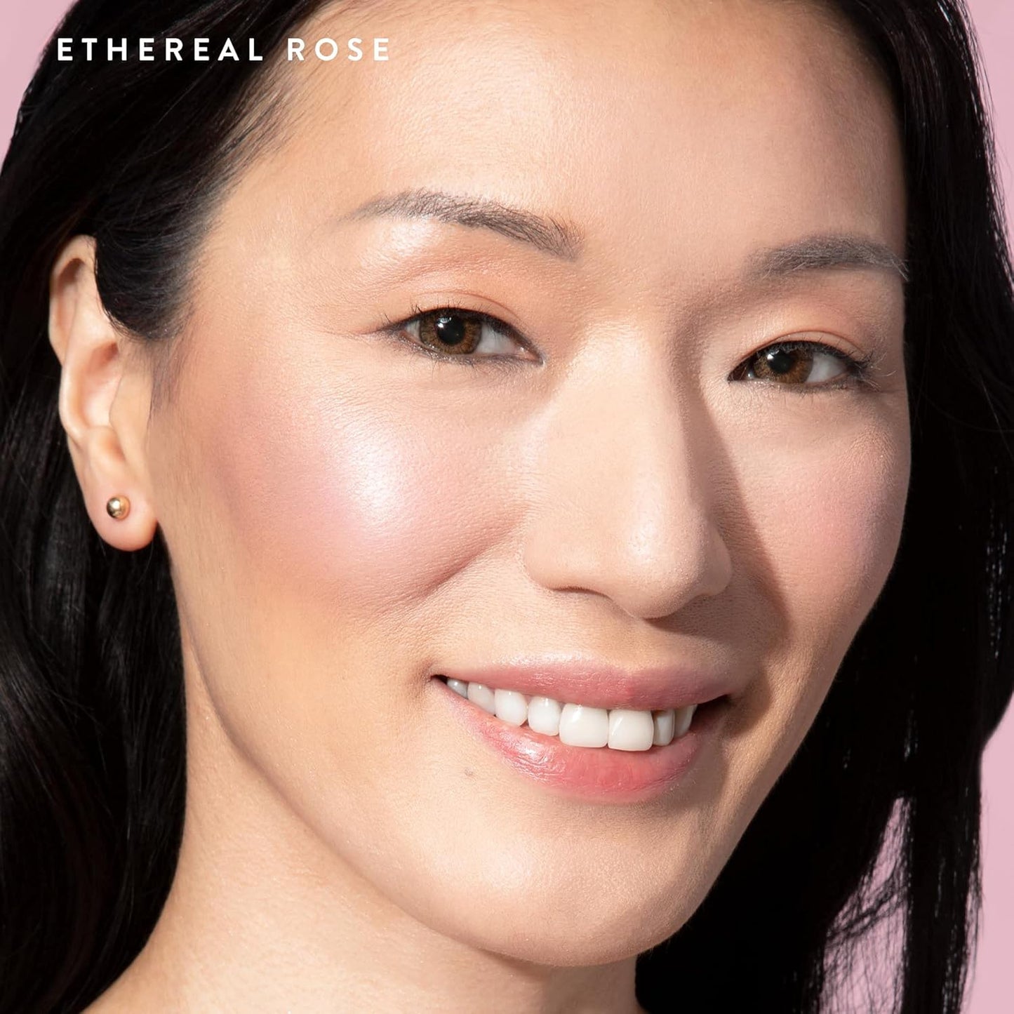 LAURA GELLER NEW YORK Baked Blush-n-Brighten Marbleized Blush for Cheeks - Ethereal Rose - Natural Finish - Buildable Color